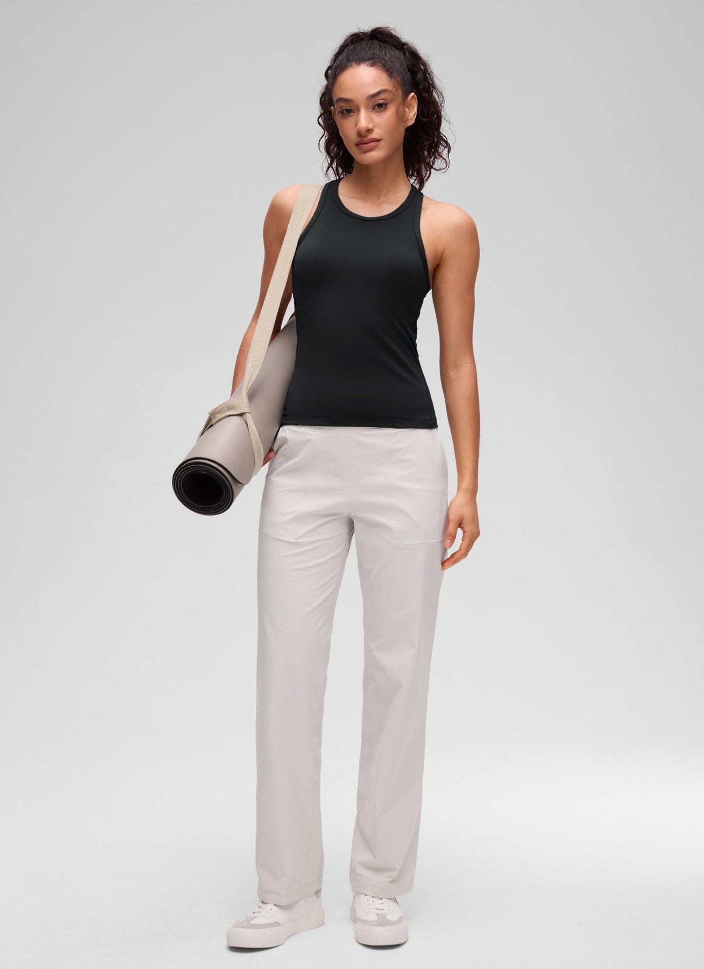 Butterluxe Waist Length Racerback Tank