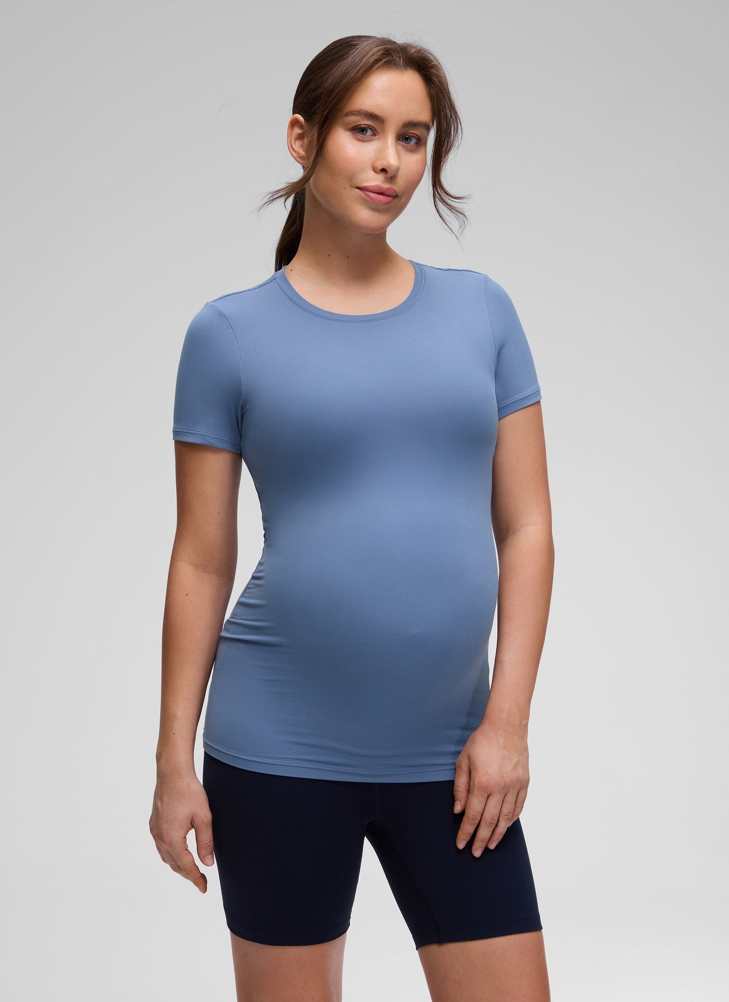 Softembrace Maternity Crew Neck Short Sleeve