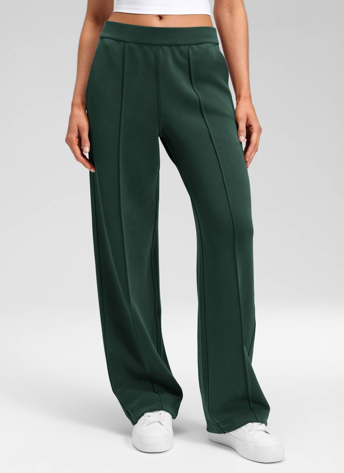 SoftAura Pintuck Straight Leg Sweatpant 30"