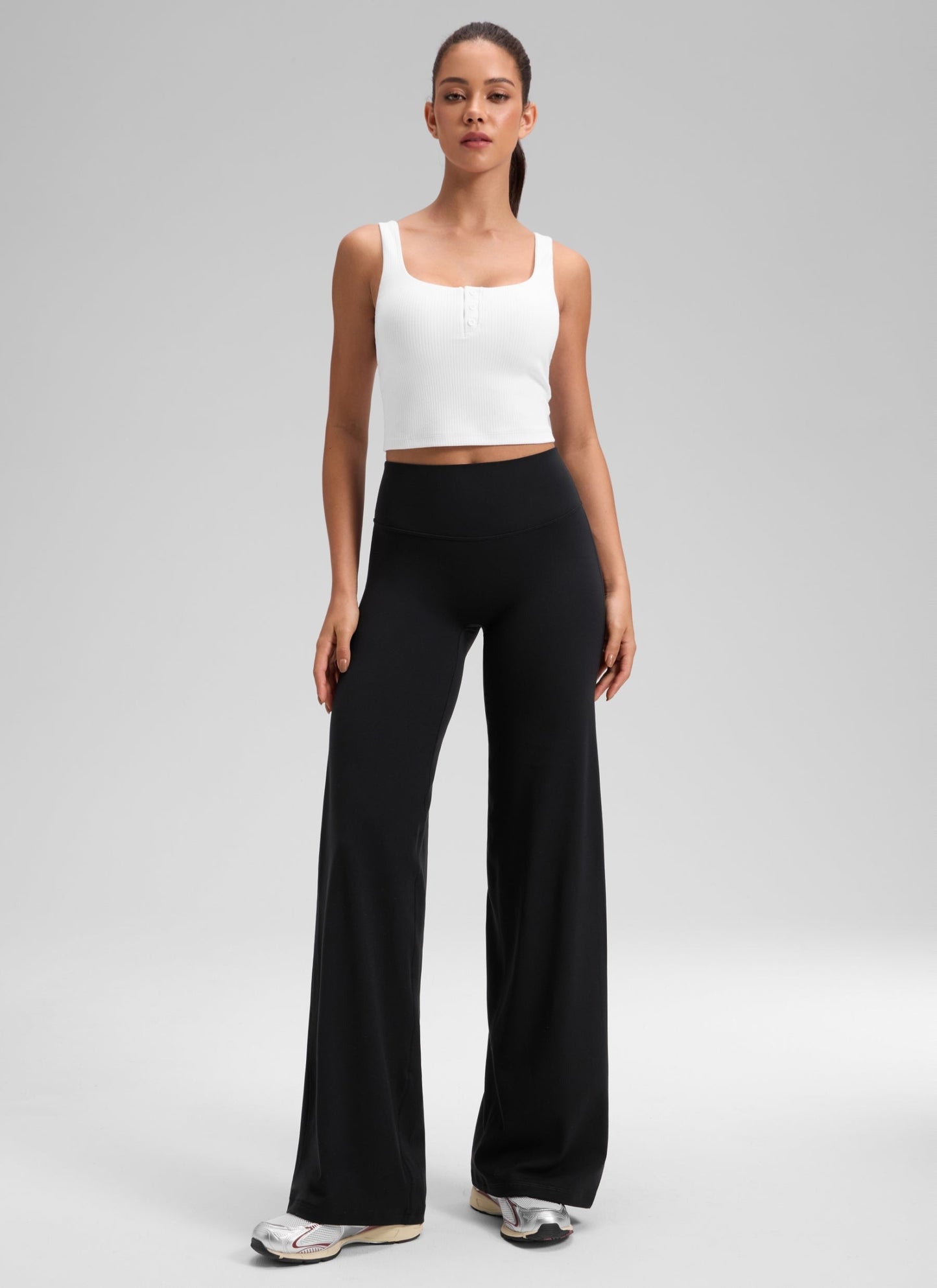 Softretch No Front Seam Straight Leg Pant 32"