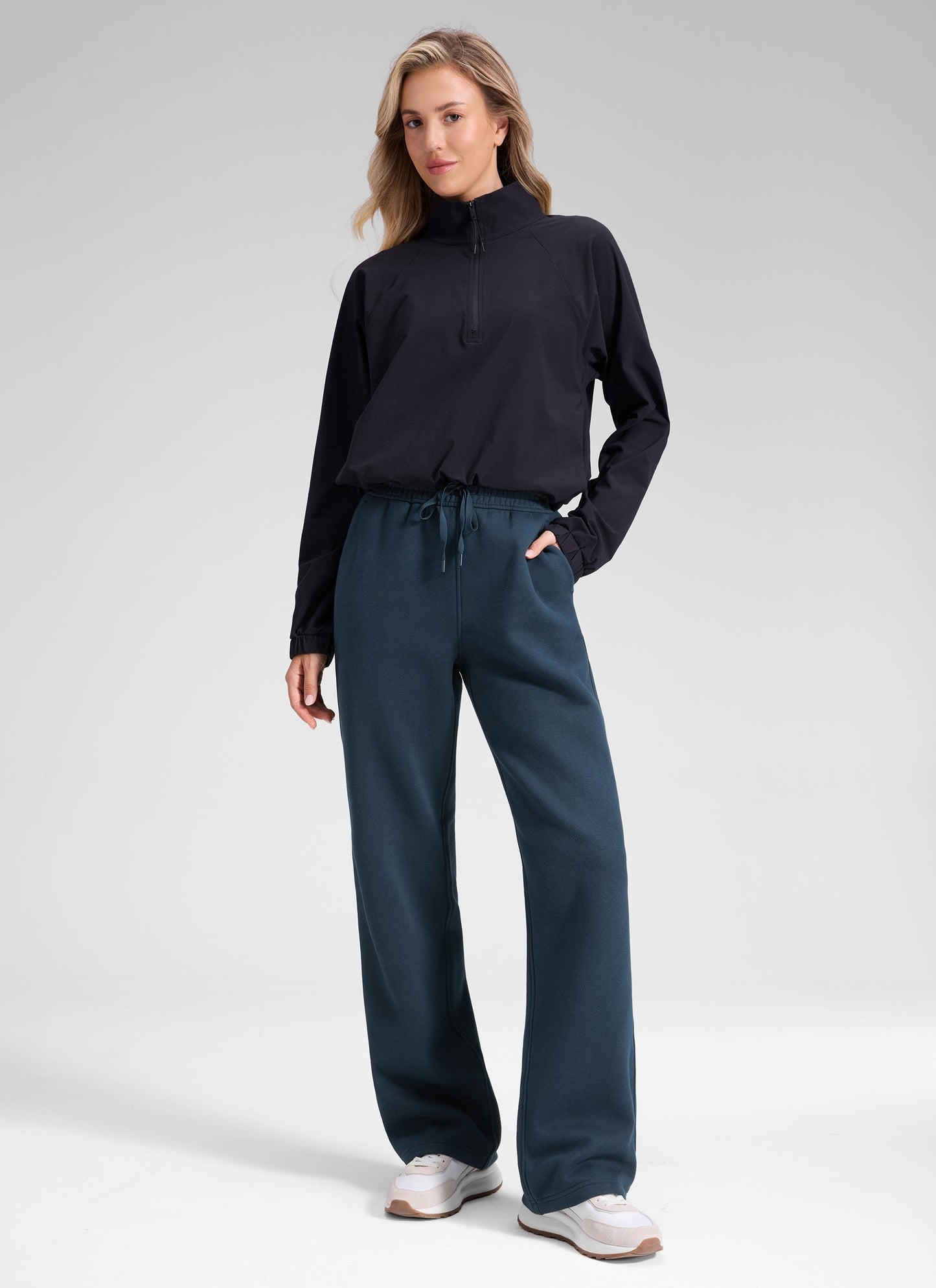 Fleece Straight Leg Lined Sweatpant 32''