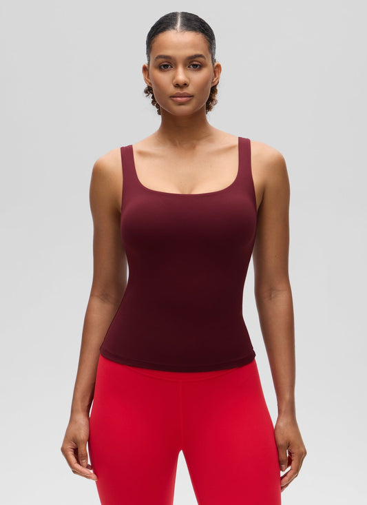 Butterluxe U Neck Built in Bra Tank