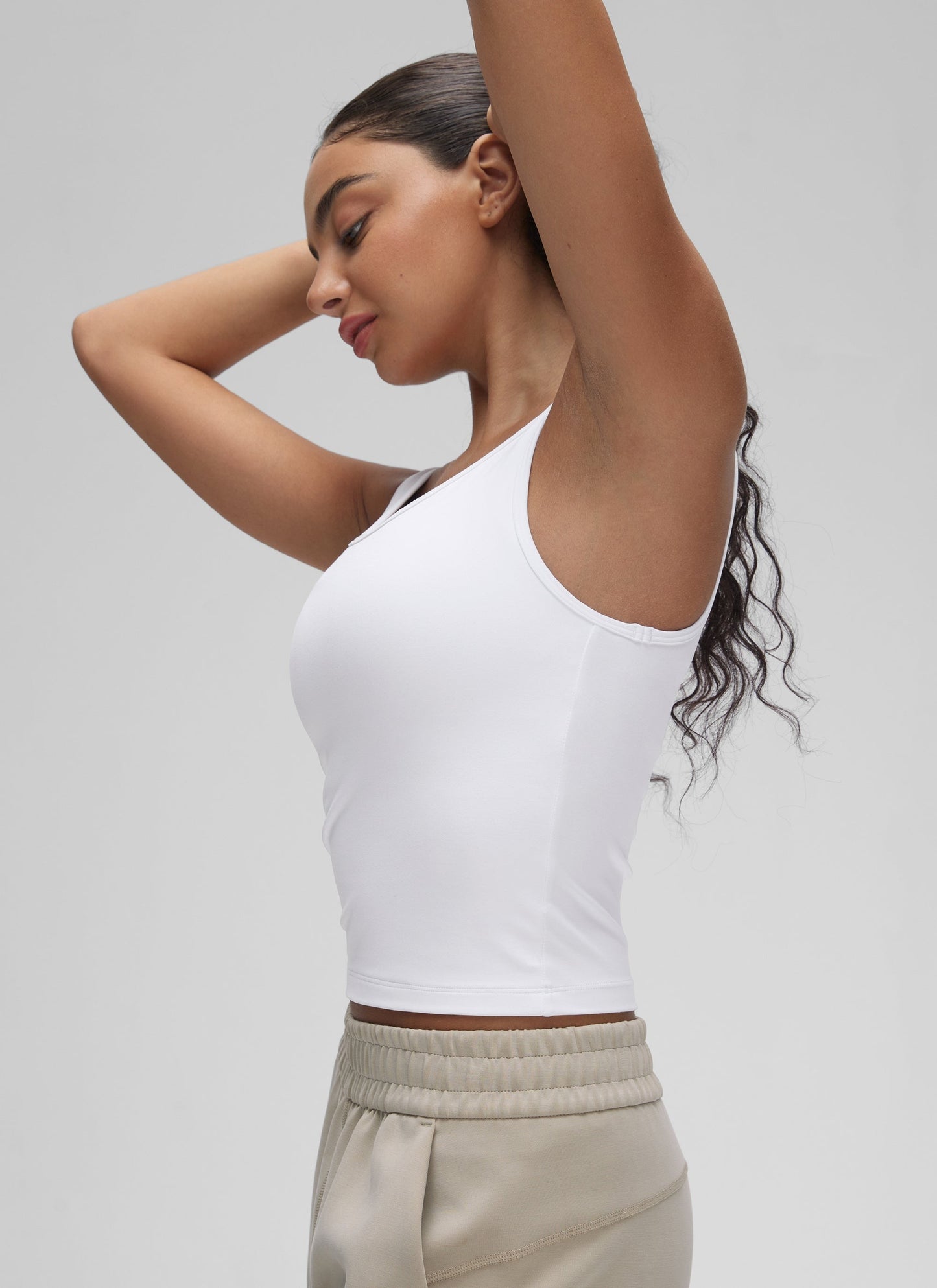 Butterluxe Double Lined Scoop Neck Tank