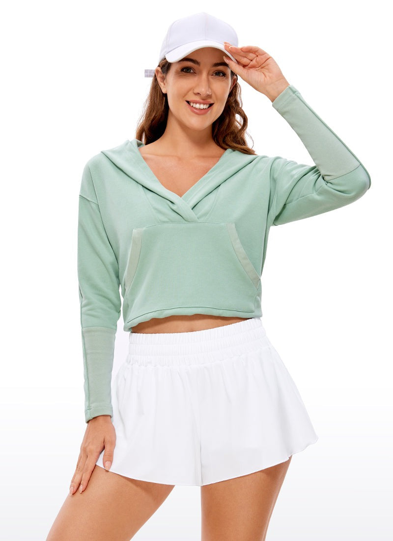 Feathery-Fit Soft 2 in 1 Flowy Shorts 3''
