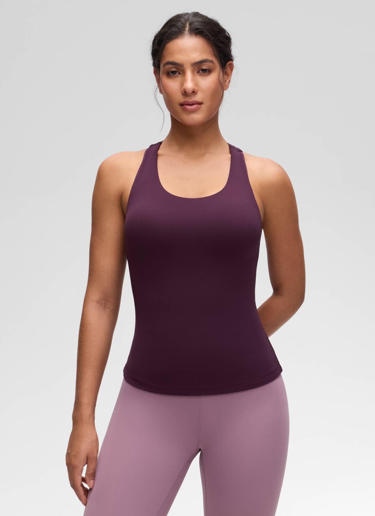Butterluxe Waist Length Built in Bra Tank