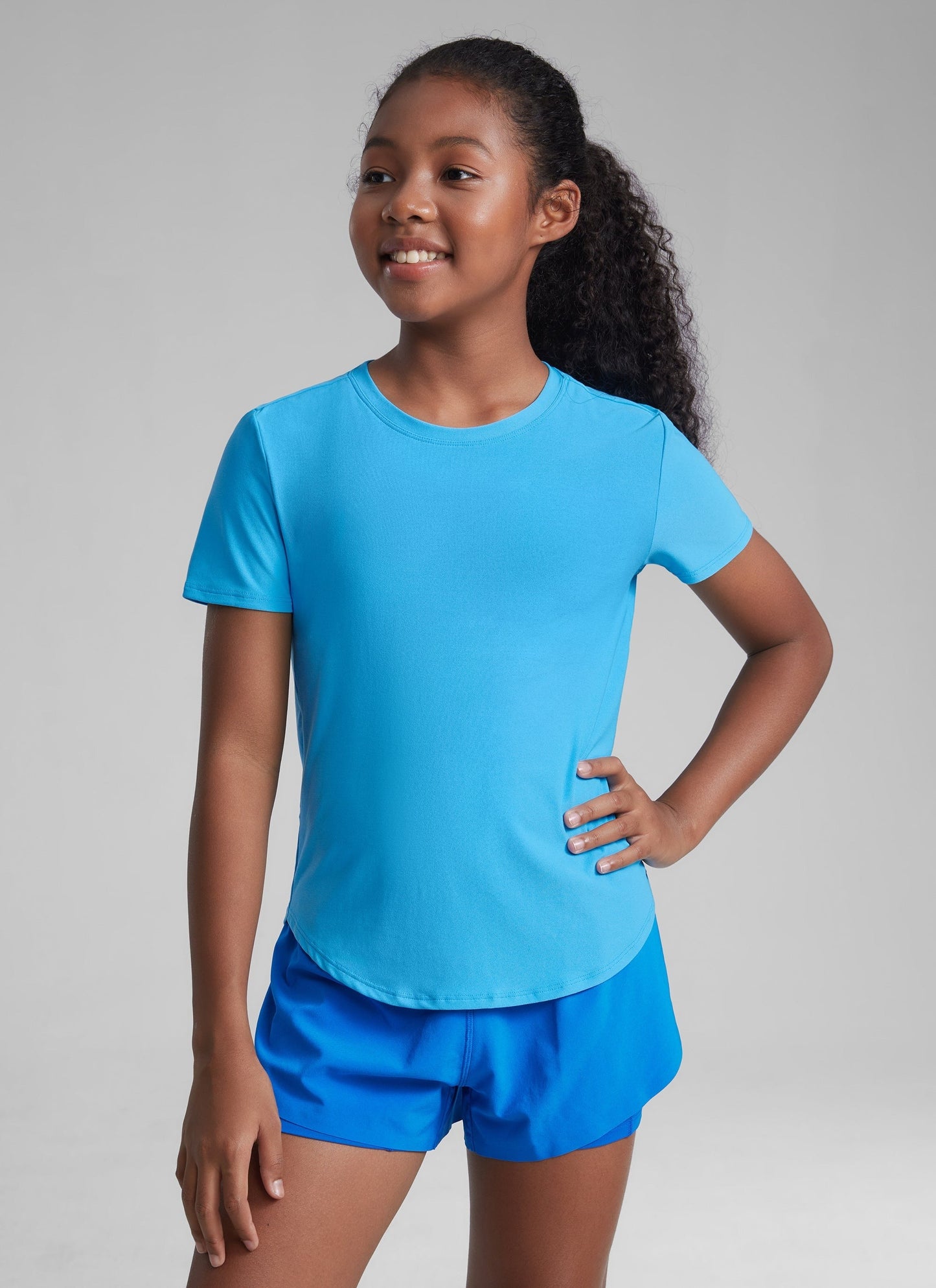 Girls Cloudweight Athletic Short Sleeve