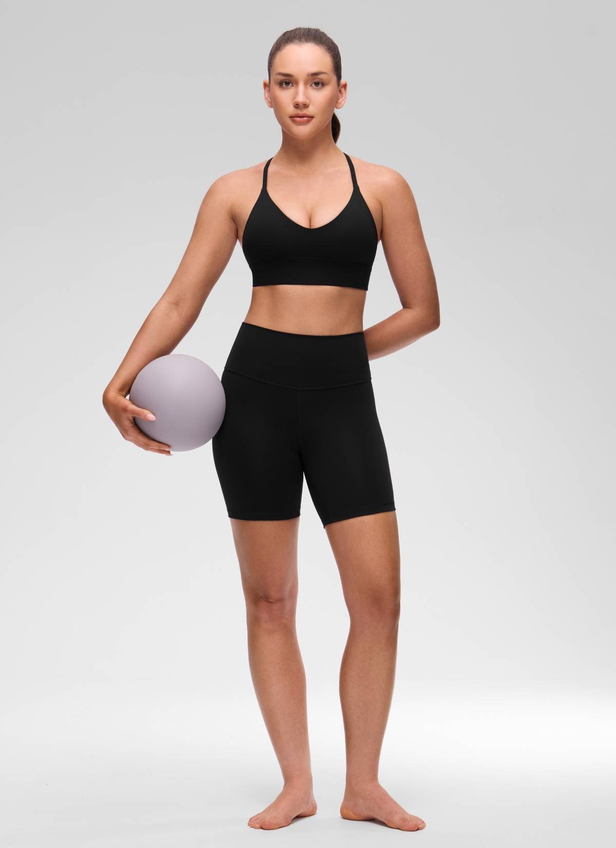 Butterluxe Cross Back Longline Sports Bra