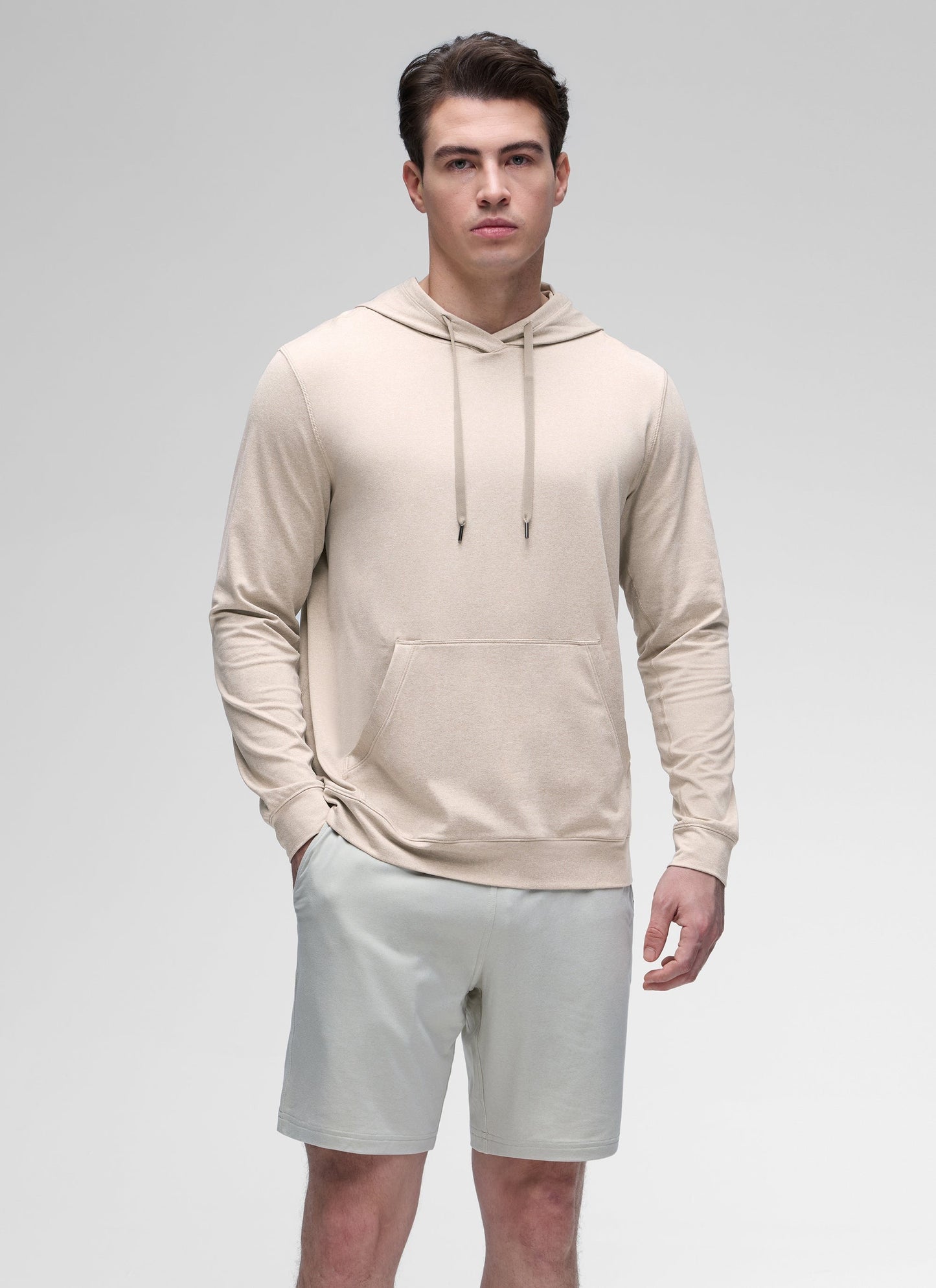 Cloud Jersey Pullover Hoodie Long Sleeve with Pocket