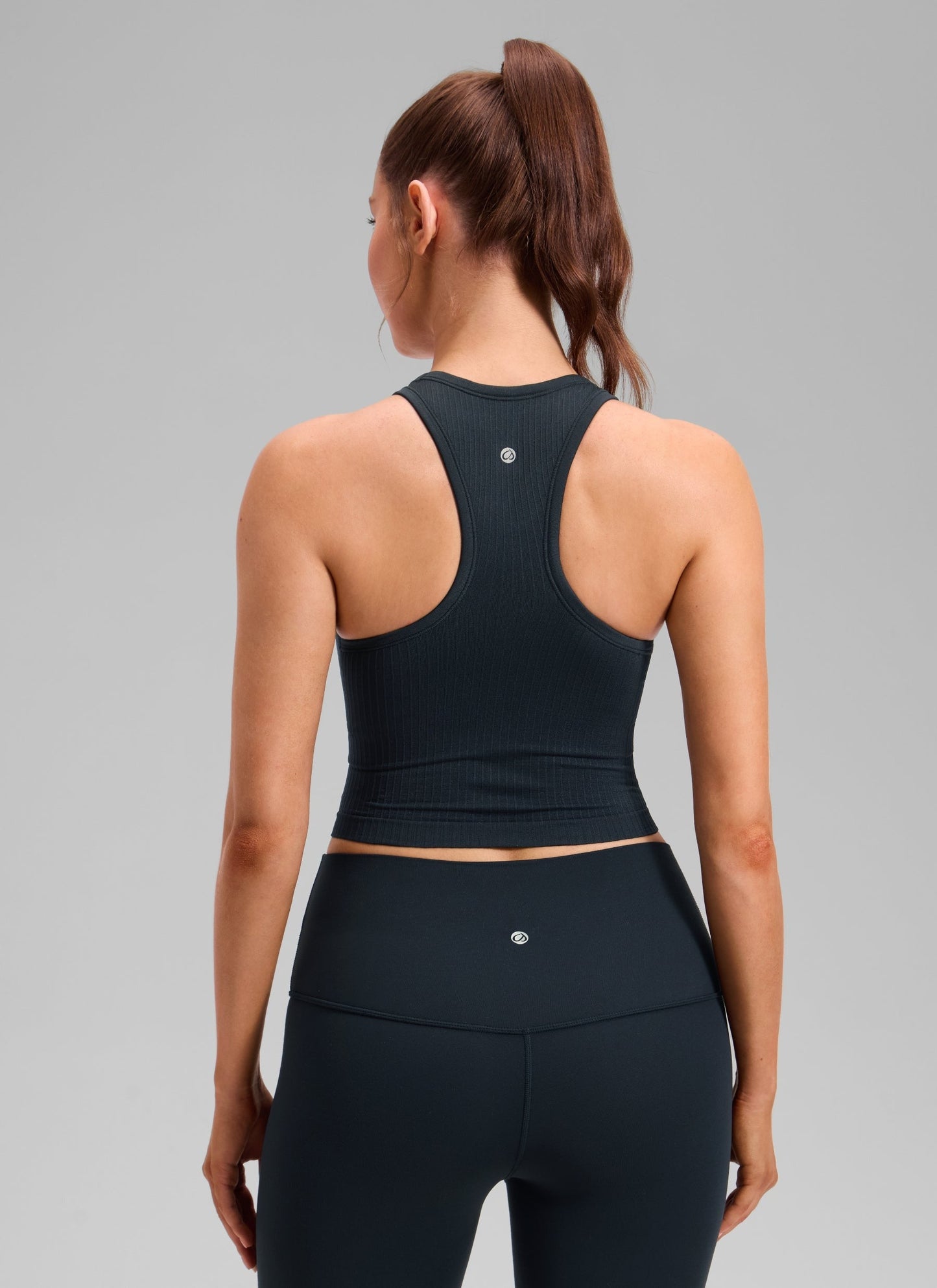 Seamless Ribbed Racerback Crop Tank