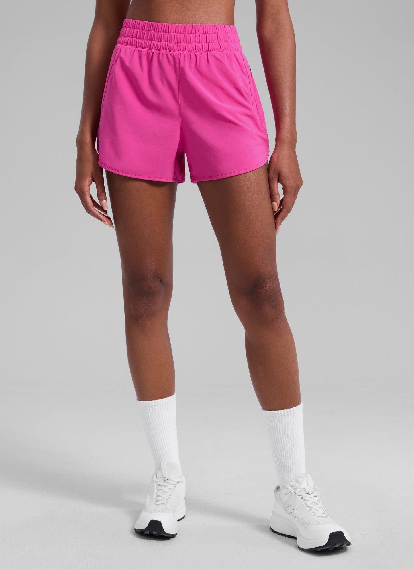 Feathery-Fit Soft High Rise Lined Shorts 3''