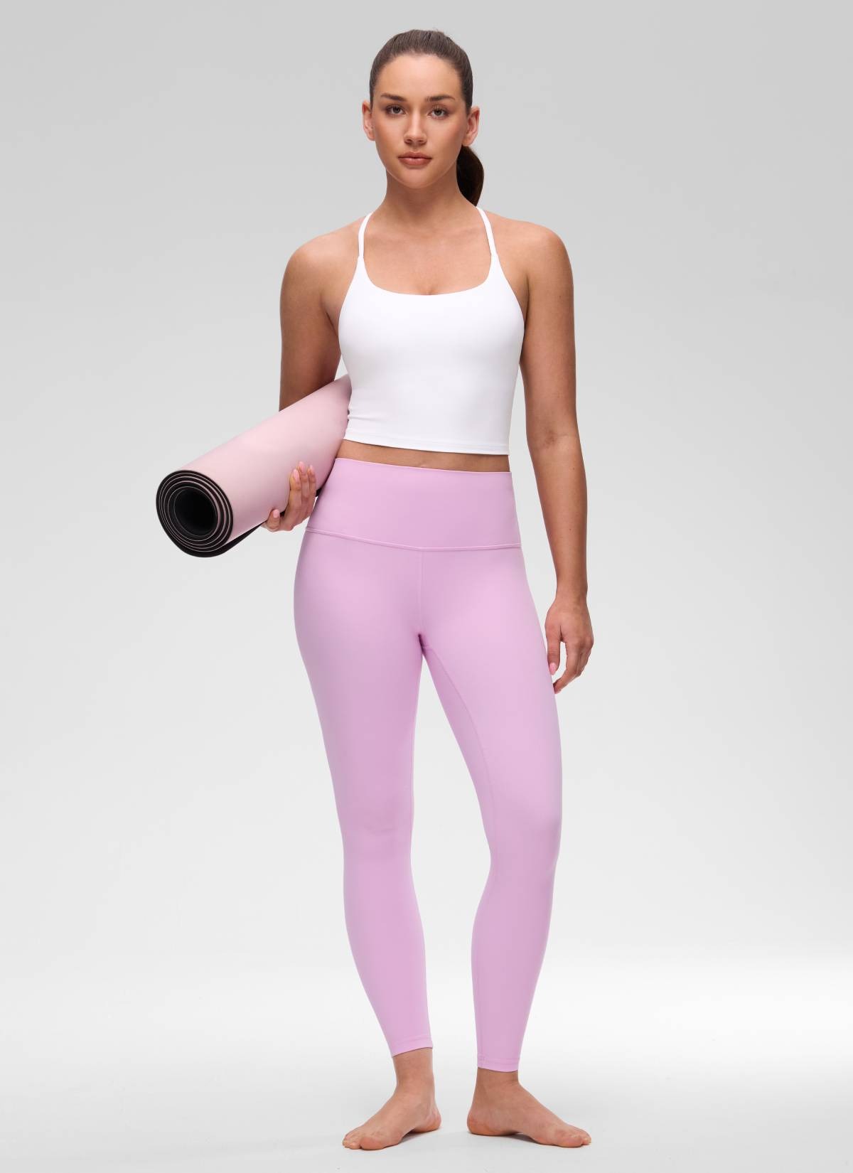 Butterluxe Twist Cross Back Built in Bra Tank