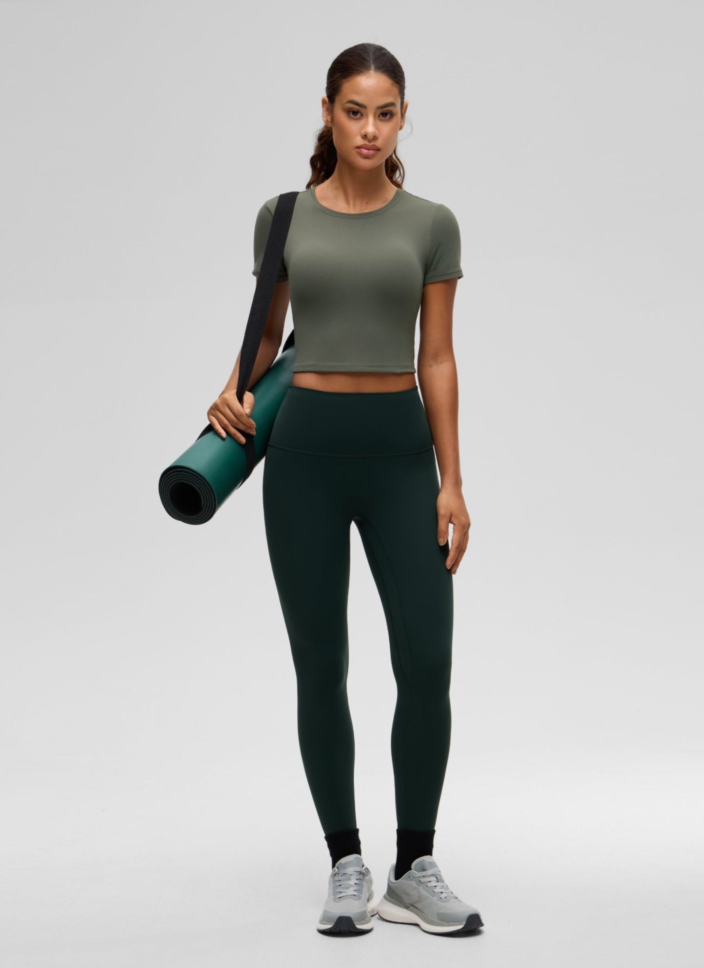 Softembrace Crewneck Cropped Short Sleeve