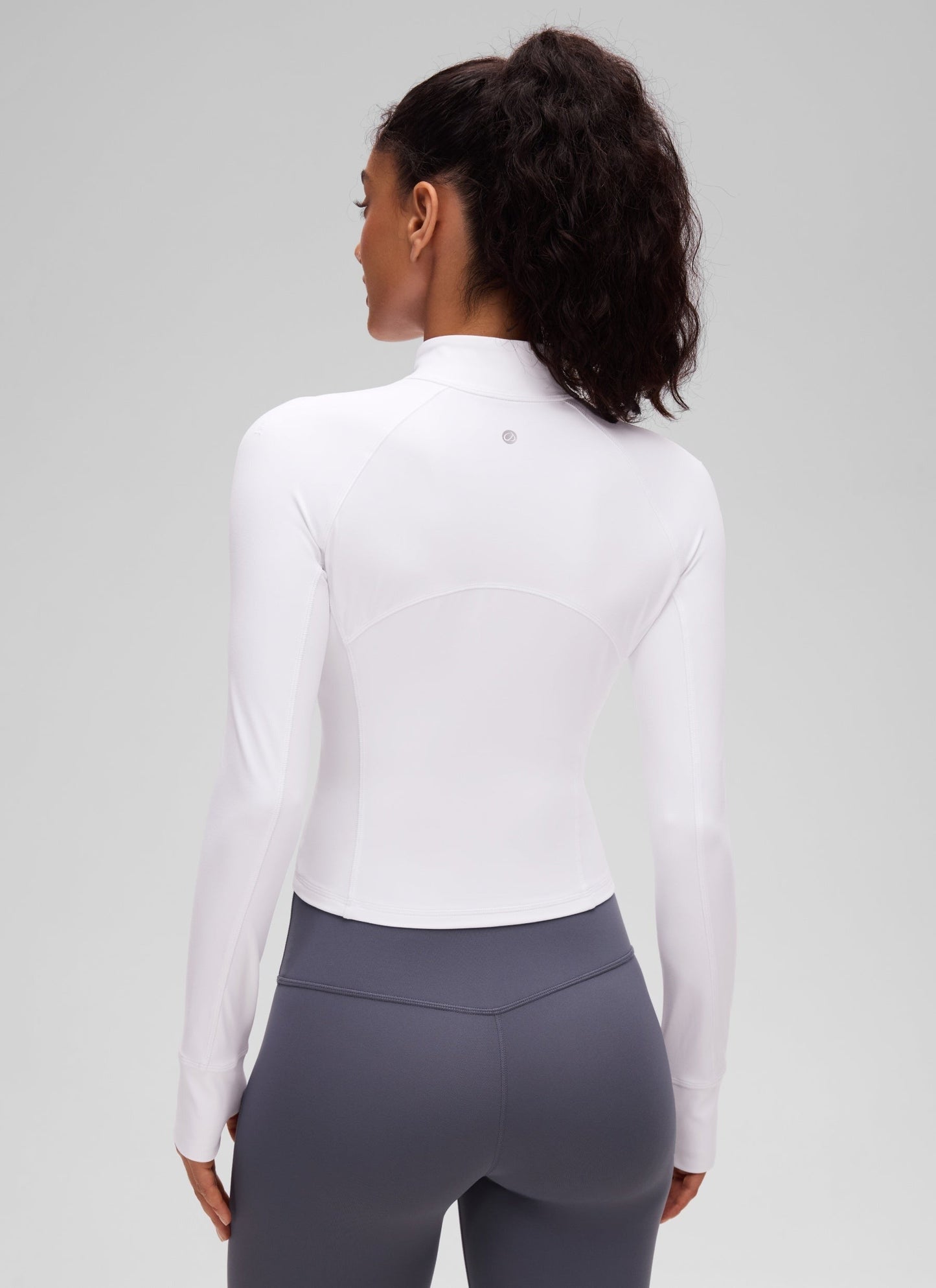 Butterluxe Half Zip Cropped Long Sleeve