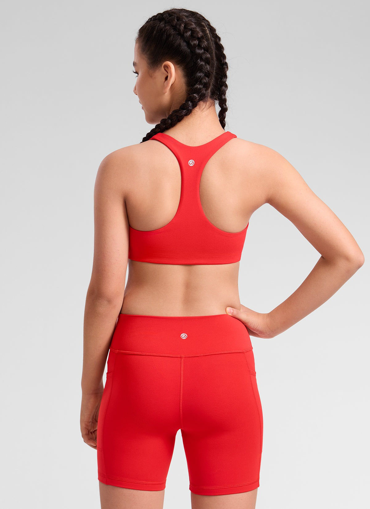 Girls Butterluxe U Neck Mold Sports Bra