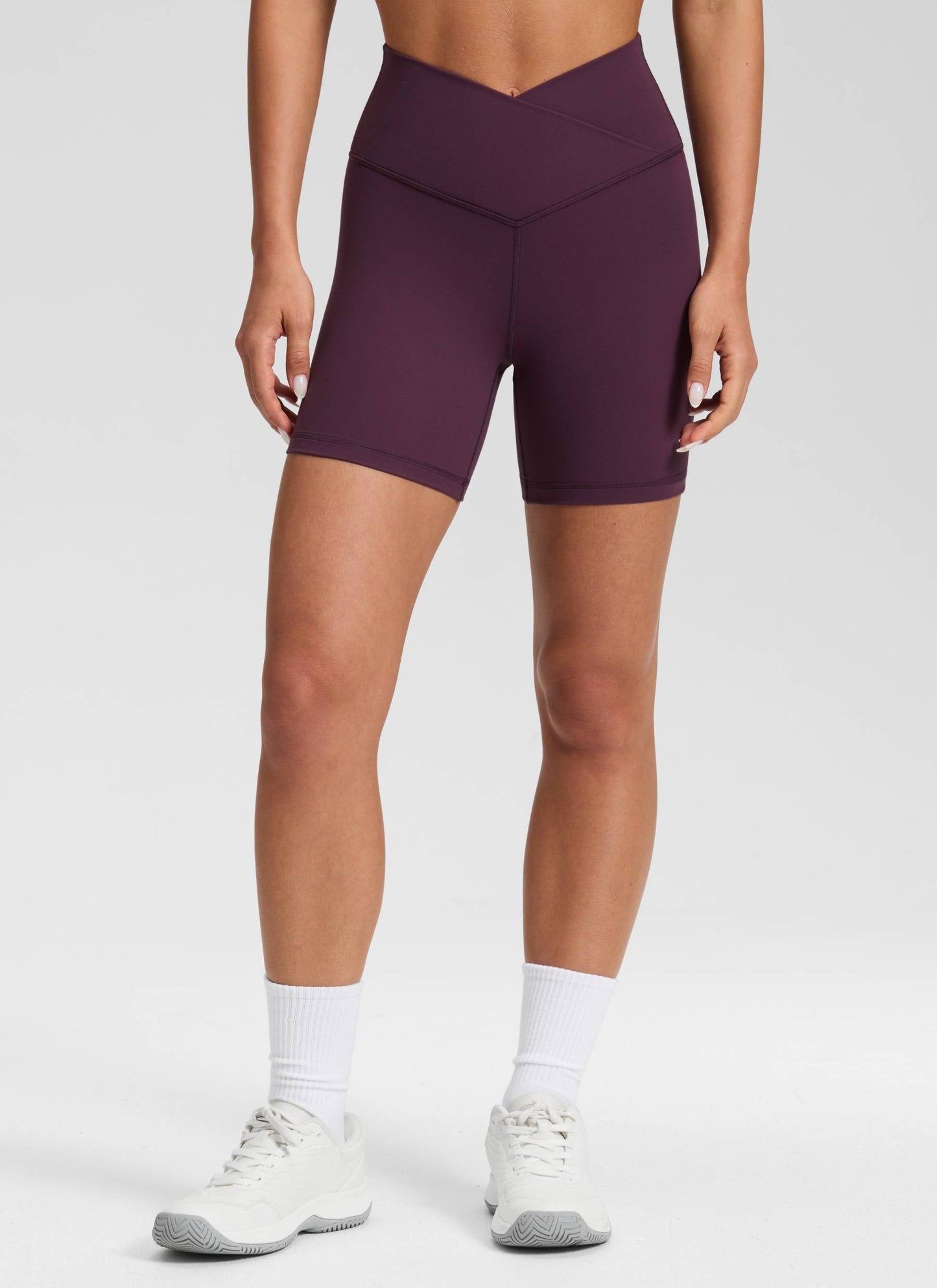 Butterluxe V Cross Waist Shorts 5"