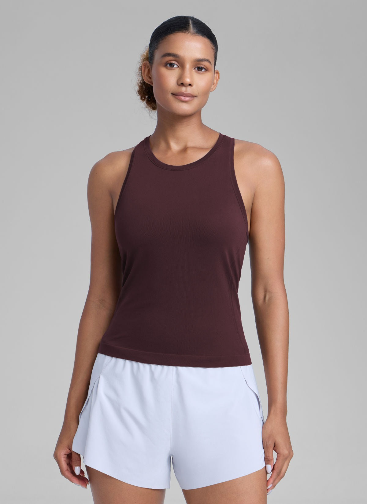 Seamless Crewneck Racerback Tank
