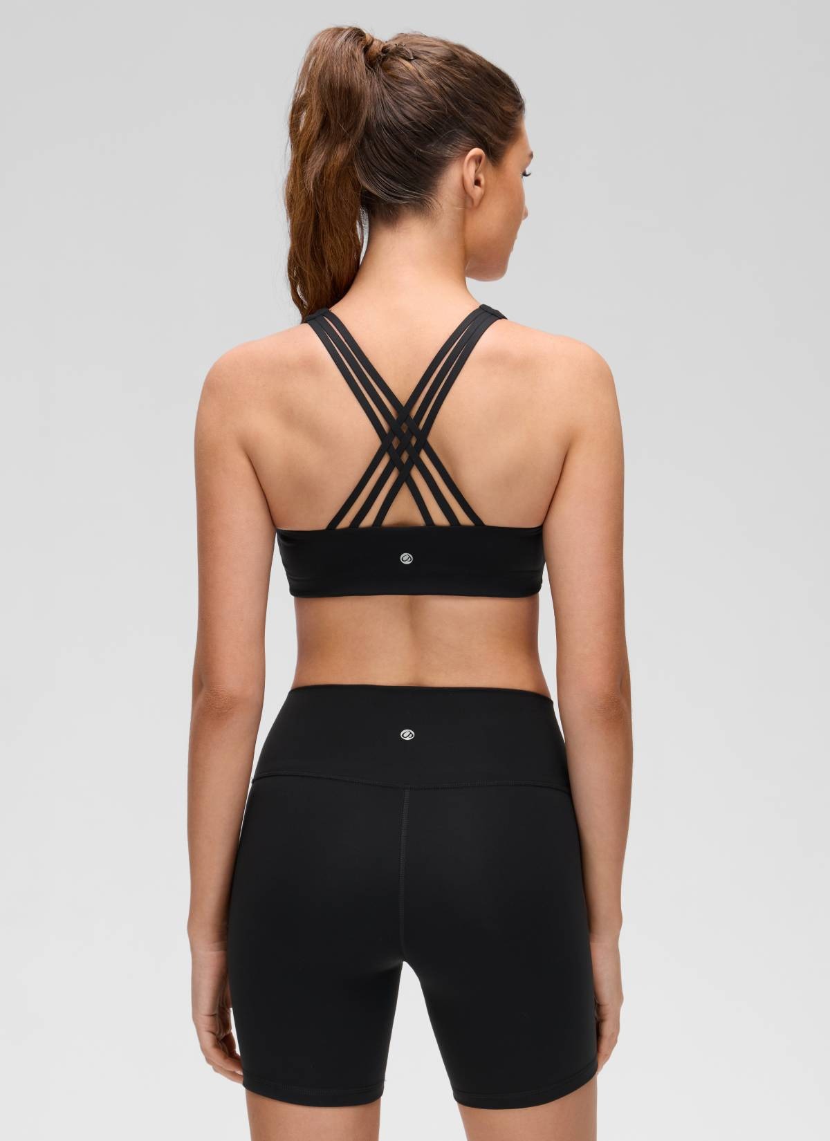 Butterluxe V Neck Strappy Sports Bra