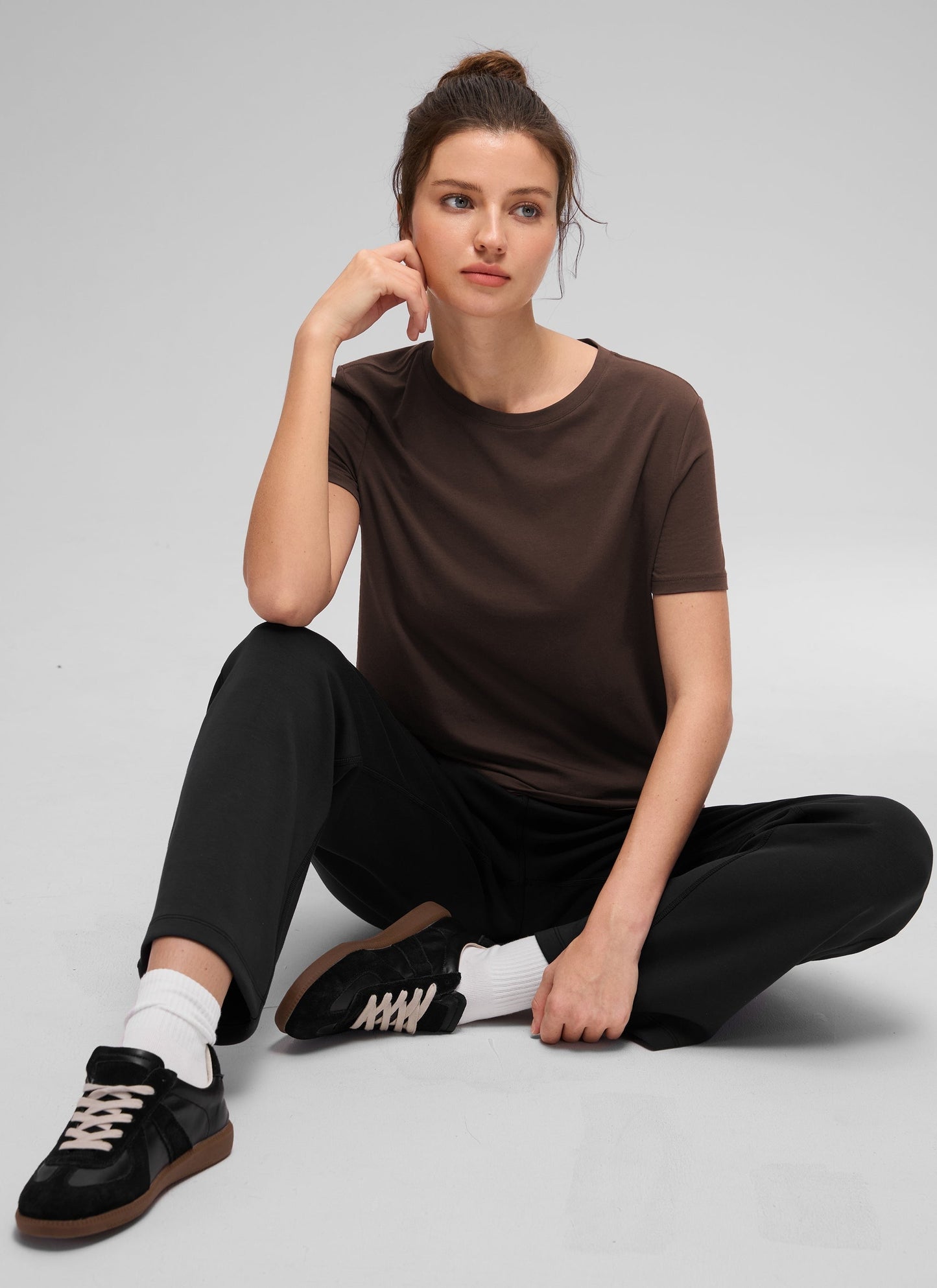 Pima Cotton Round Neck Short Sleeve