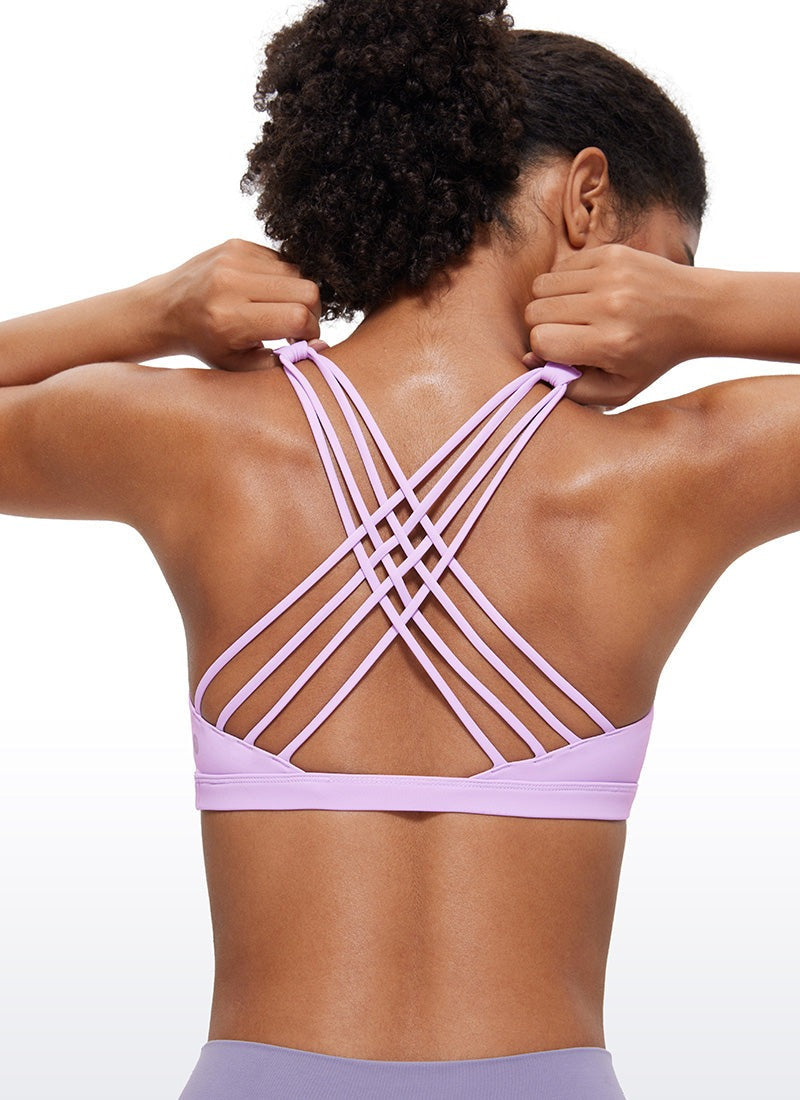 Nakedfeel Low Cut Strappy Bra (8 Straps)