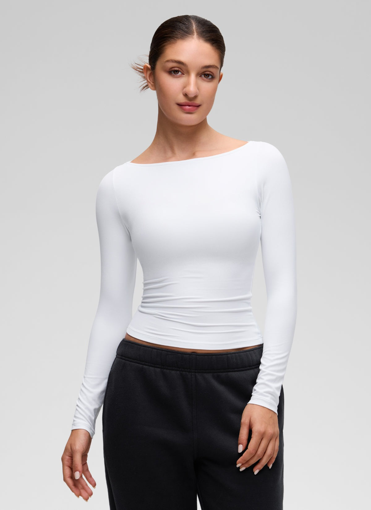 Softembrace Boat Neck Long Sleeve