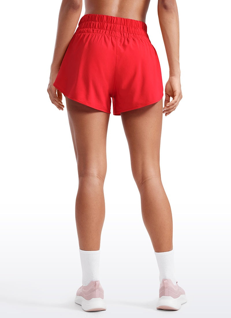 Feathery-Fit Soft Pocket High Rise Shorts 3''