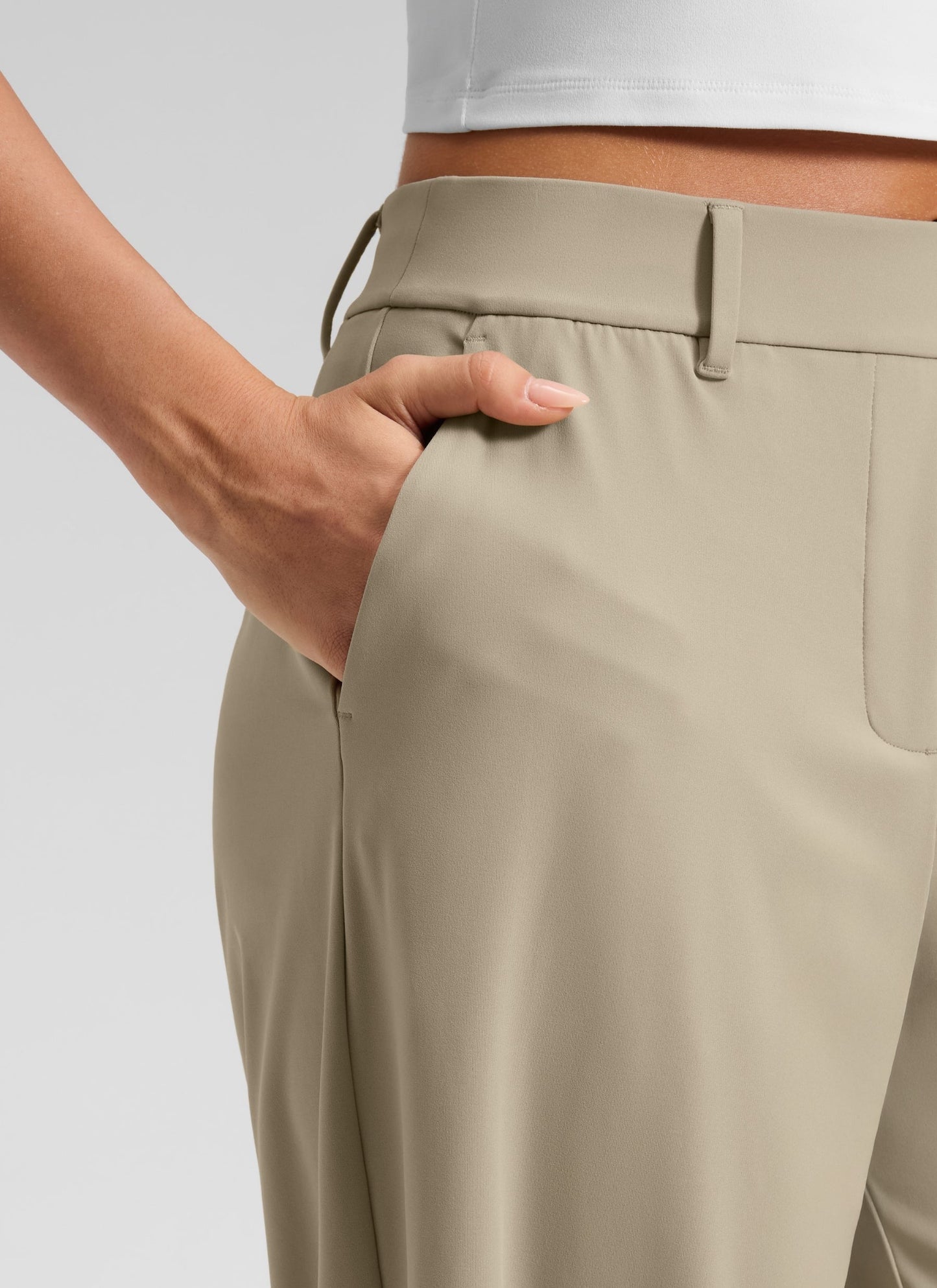 Walk the City Belt Loops Straight Leg Pant 30"