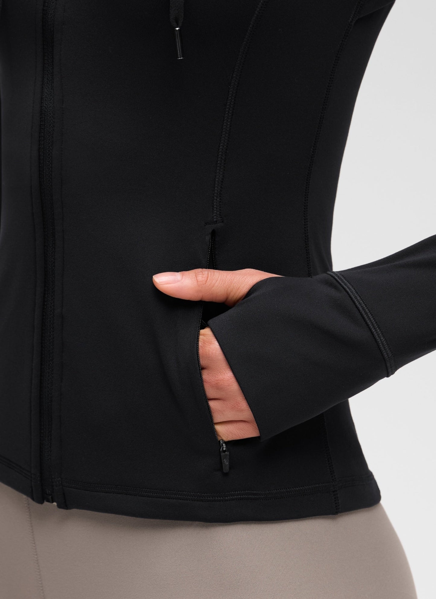Butterluxe Zip Pocket ThumbHole Hoodie