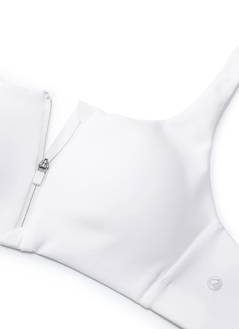 Zip Front High Impact Sports Bra
