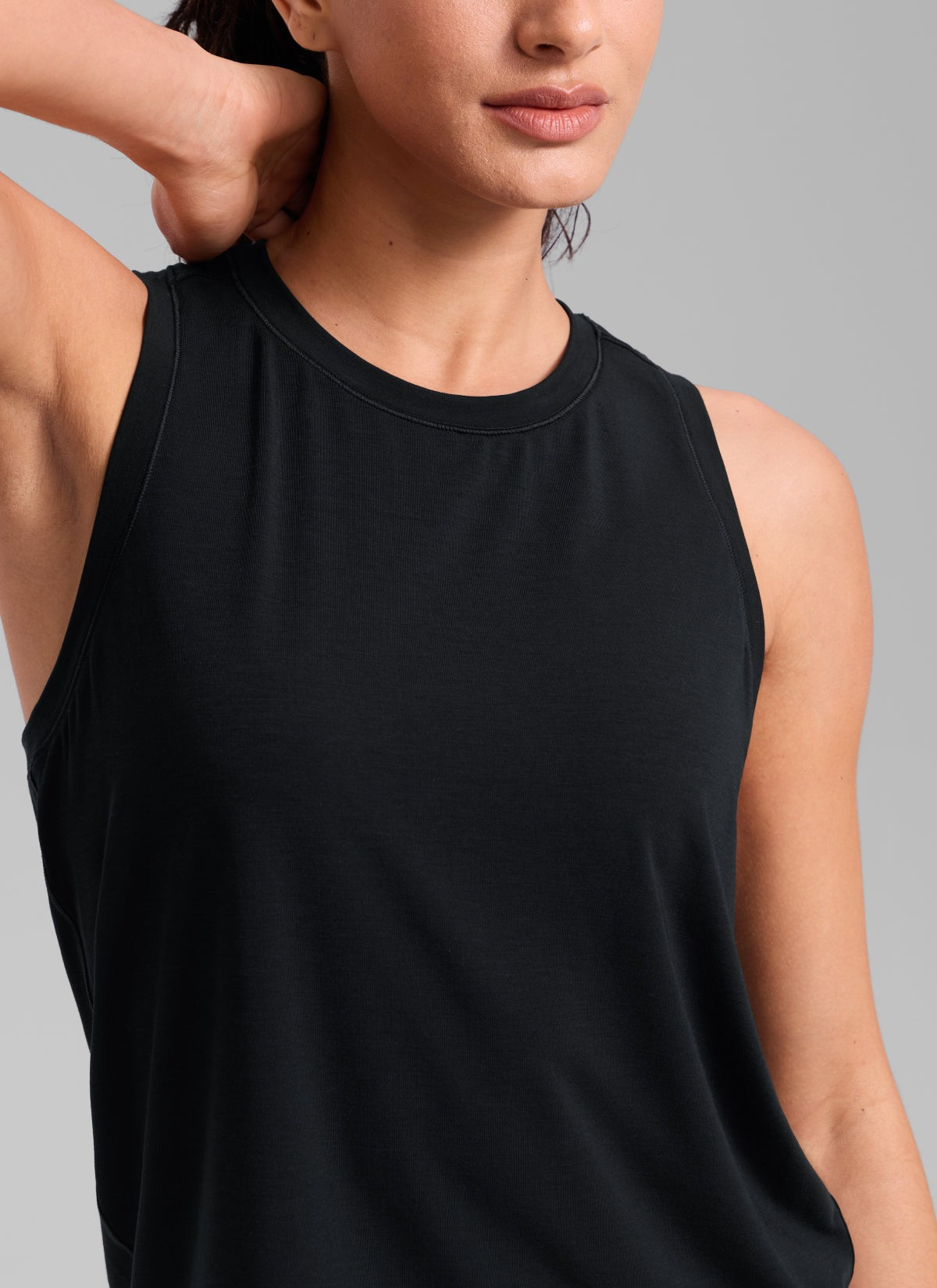 Quick Dry Racerback Hip Length Tank