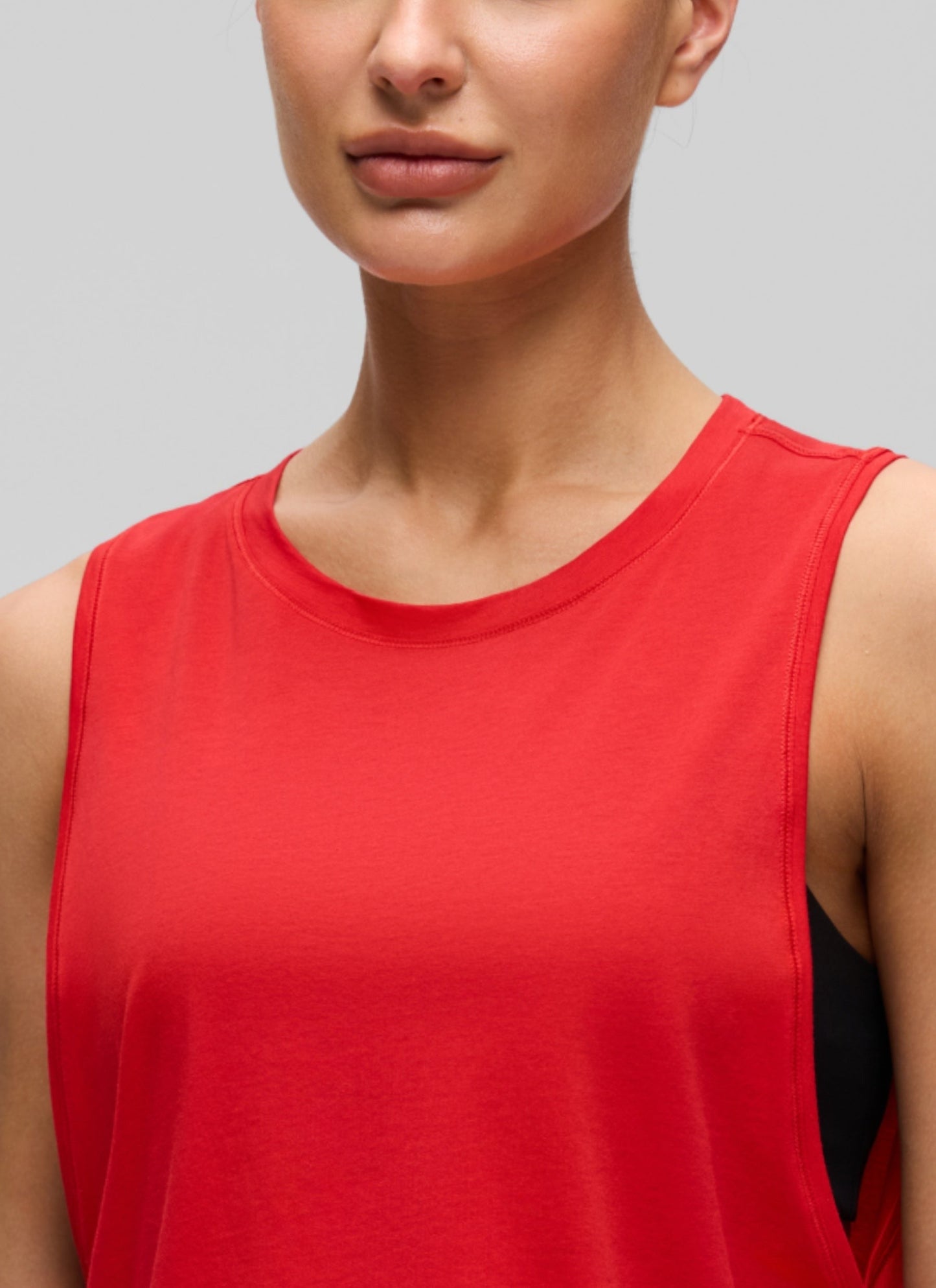 Pima Cotton Crop Deep Armhole Tank