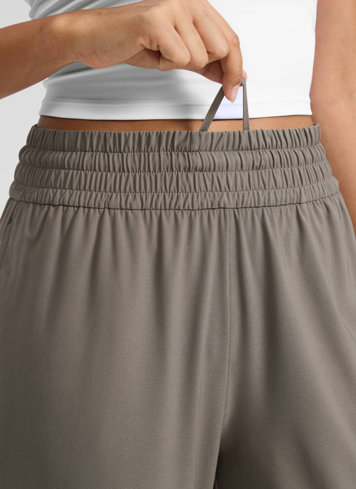 Feathery-Fit Drapey High Rise Flare Pant 23"