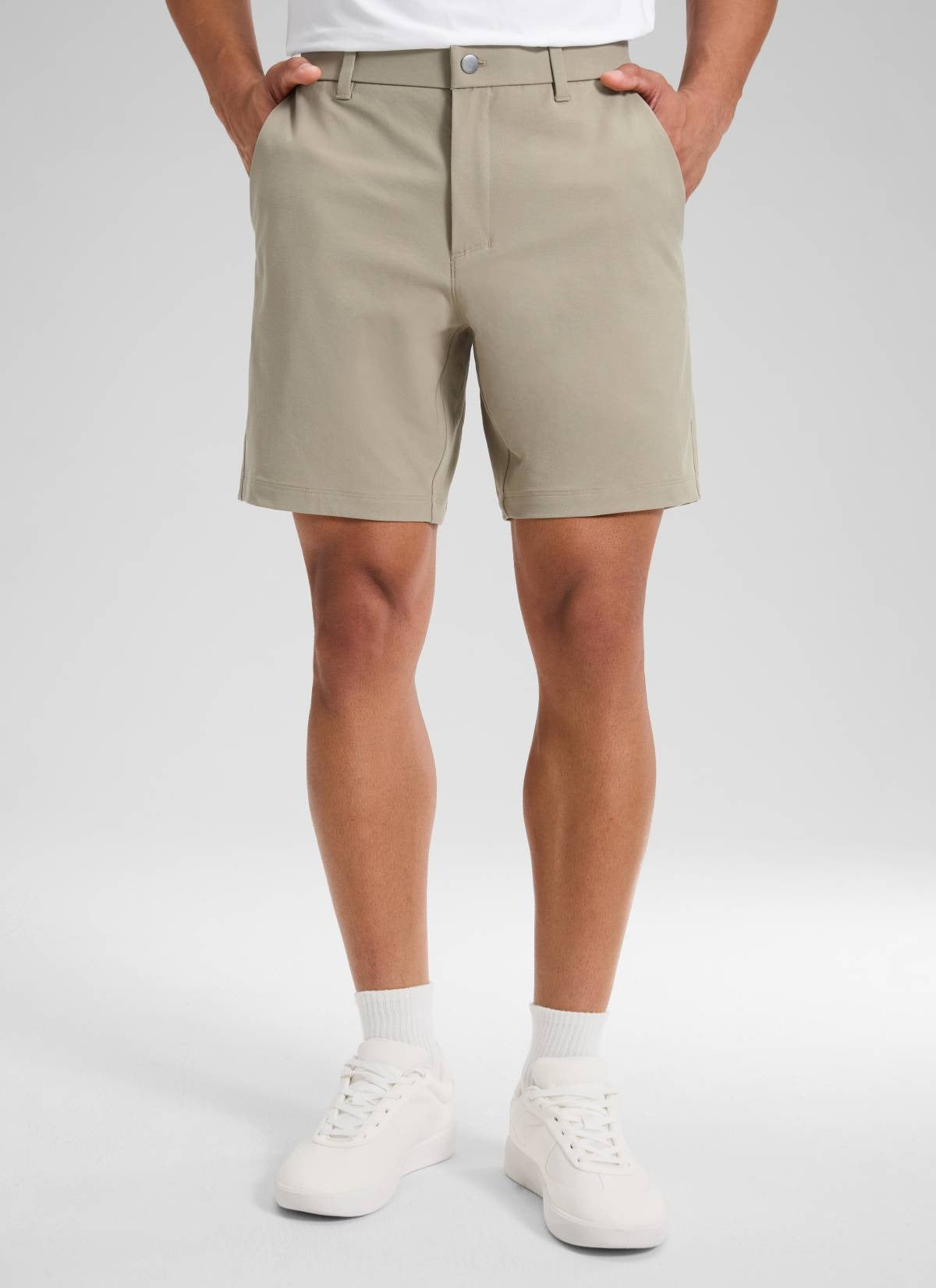 Stretch Cotton Pocket Chino Shorts 7"