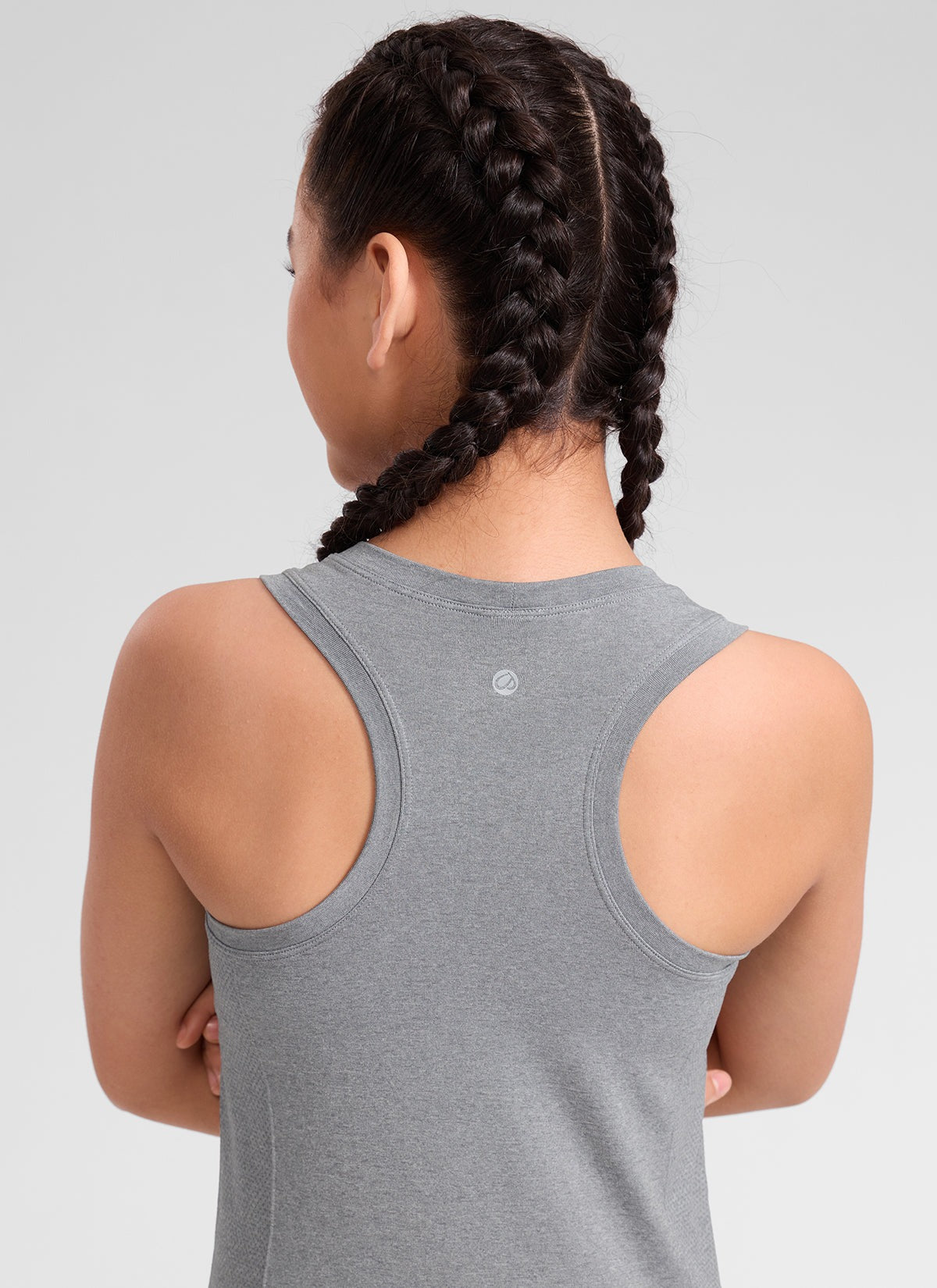 Girls Seamless Waist Length Tank