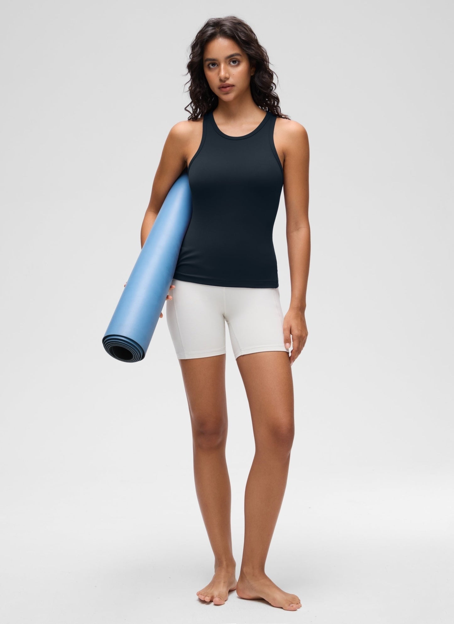 Butterluxe Waist Length Racerback Tank