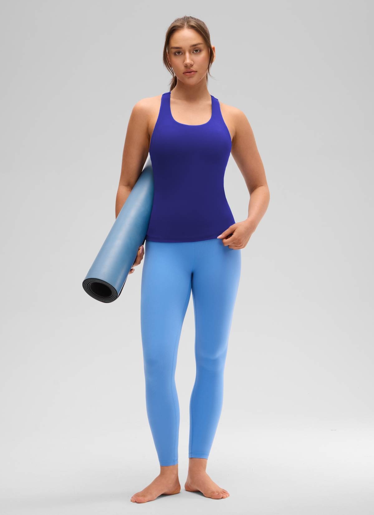 Butterluxe Waist Length Built in Bra Tank