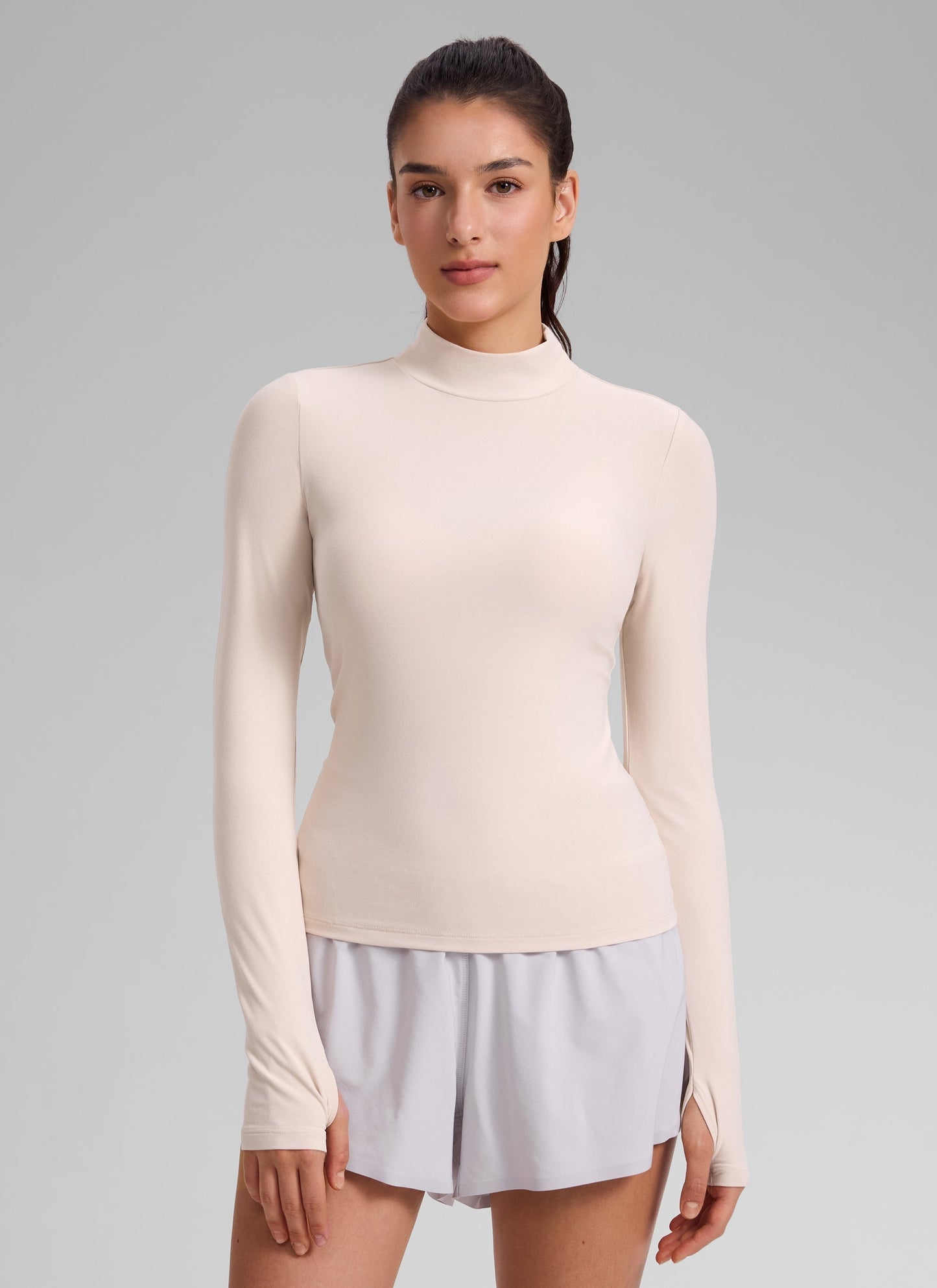 Cloudweight Mock Neck Long Sleeve