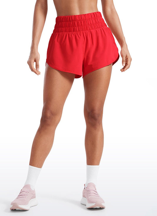 Feathery-Fit Soft Pocket High Rise Shorts 3''