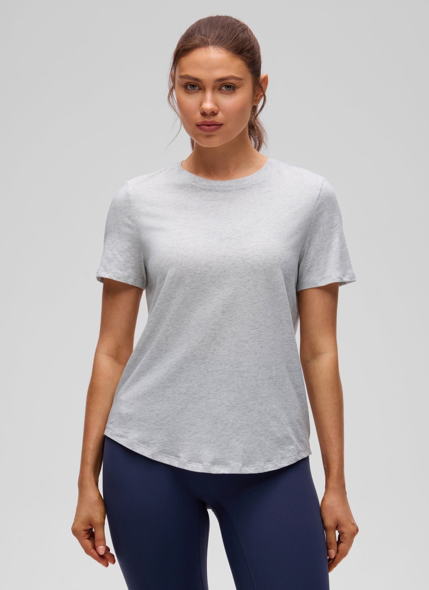 Pima Cotton Round Neck Short Sleeve