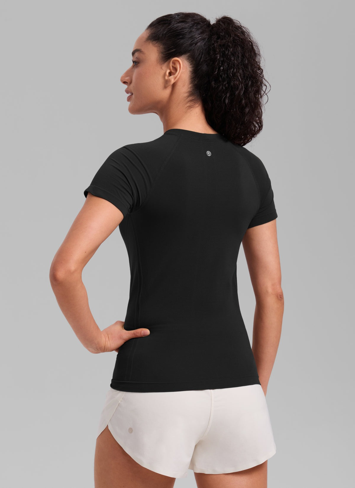 Seamless Hip Length Short Sleeve