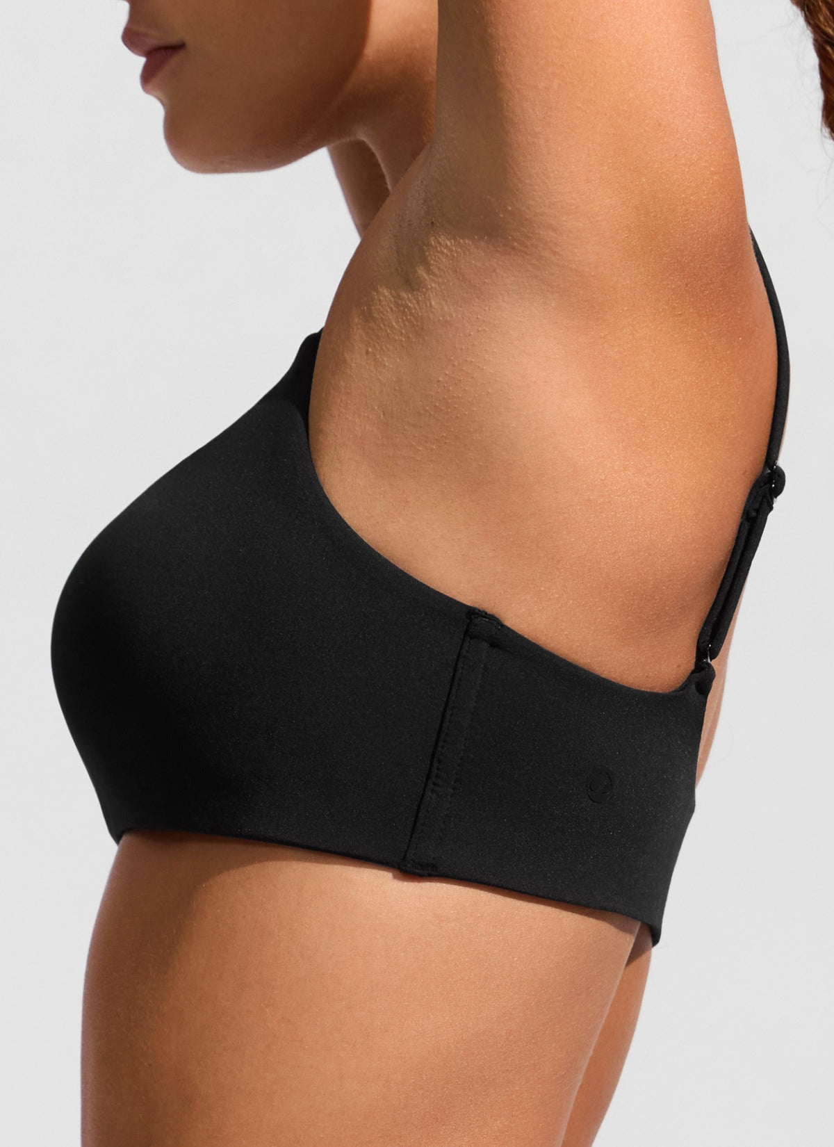 Scoop Neck Adjustable Strap D-DD Bikini Top