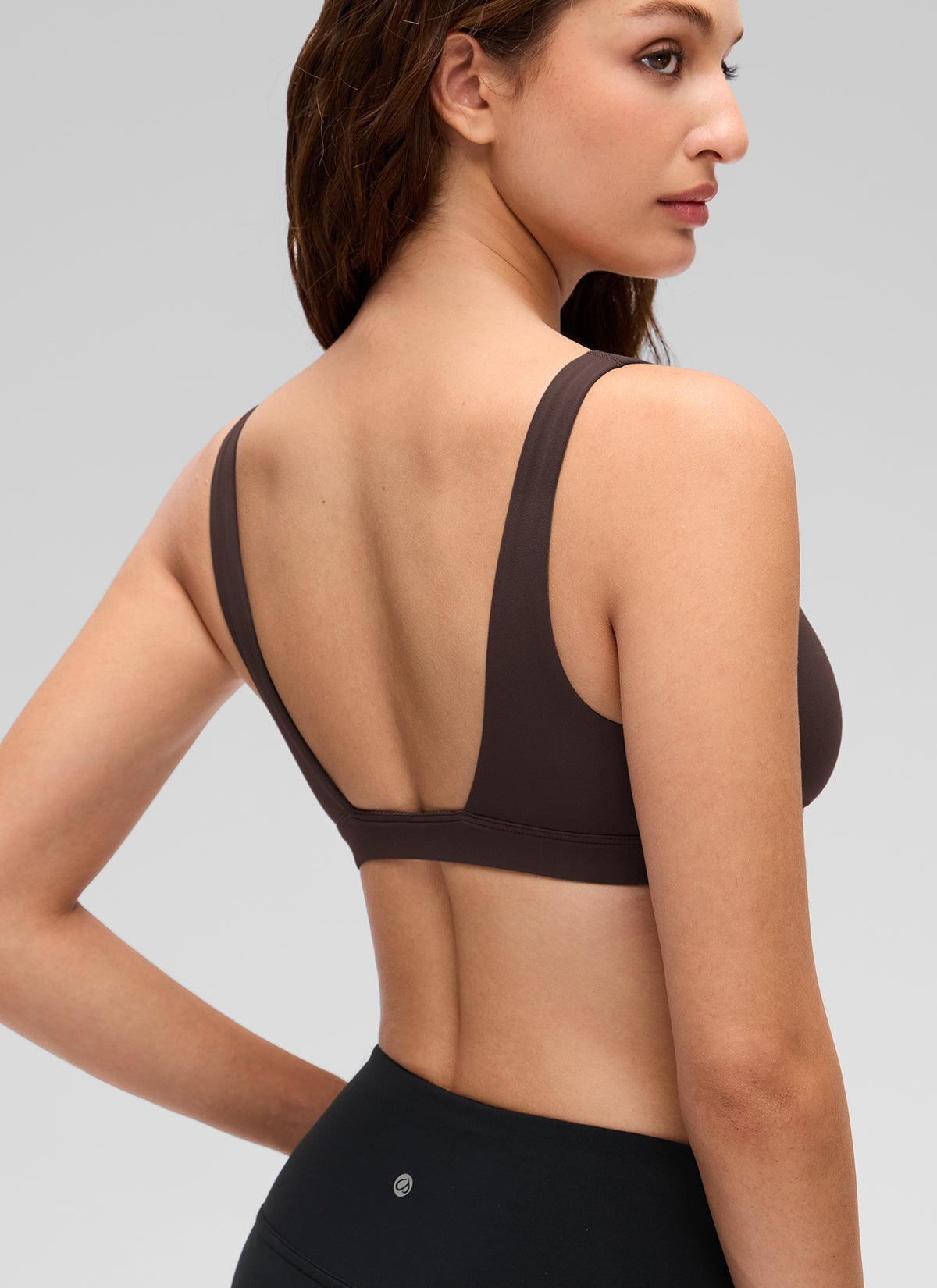 Butterluxe Soft Double Lined V Neck Sports Bra