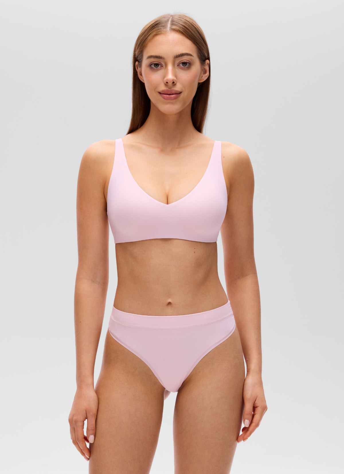 Softhold Double Lined Deep V Bralette