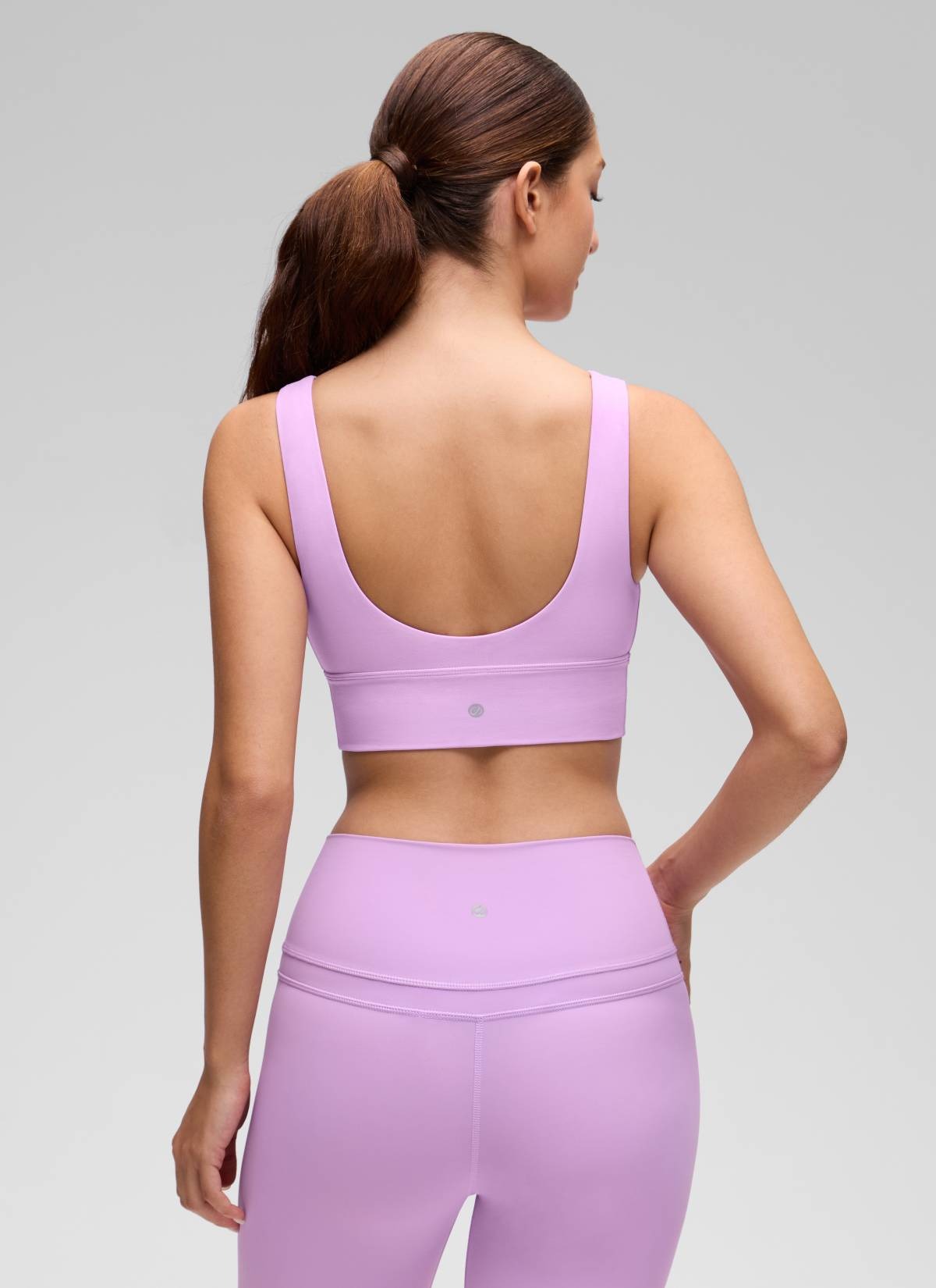 Butterluxe Deep V Neck Longline Sports Bra