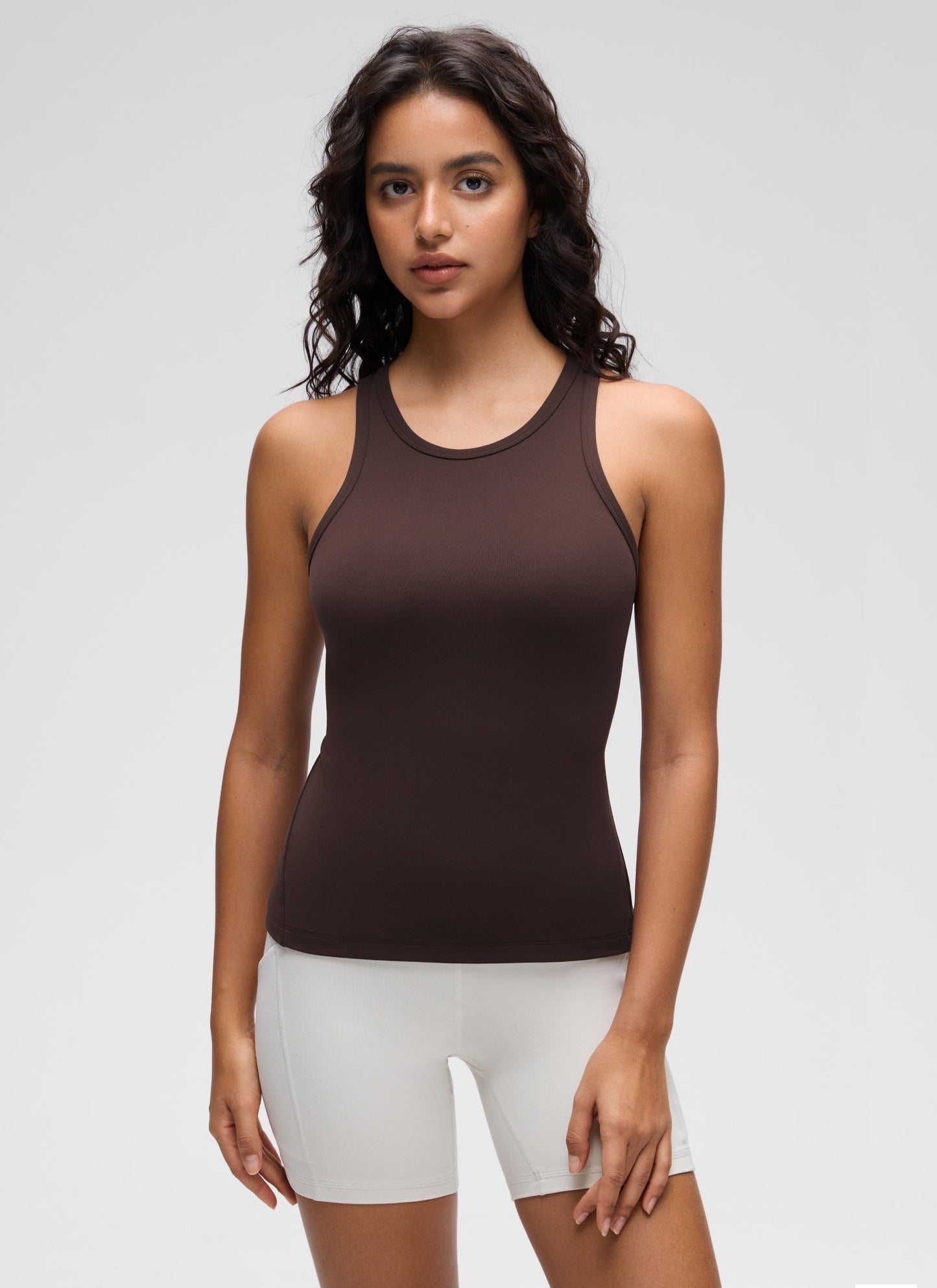 Butterluxe Waist Length Racerback Tank