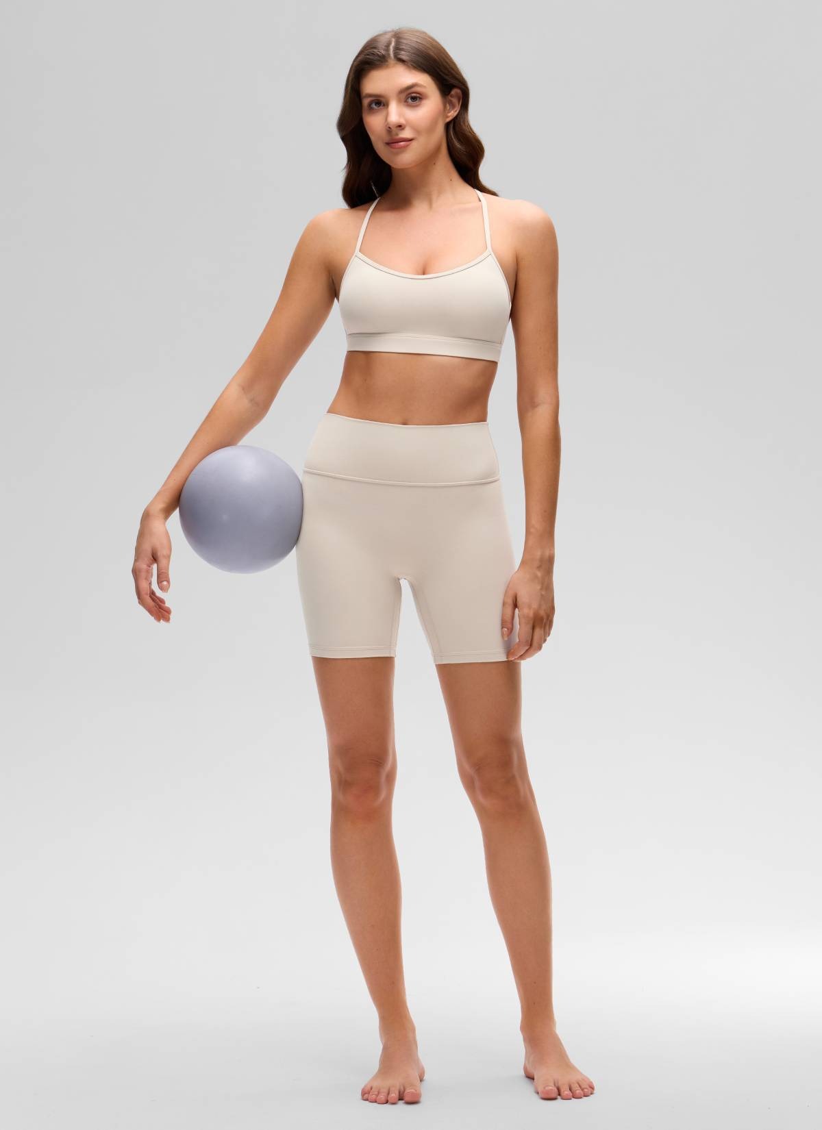 Butterluxe Thin Strap Cross Back Sports Bra