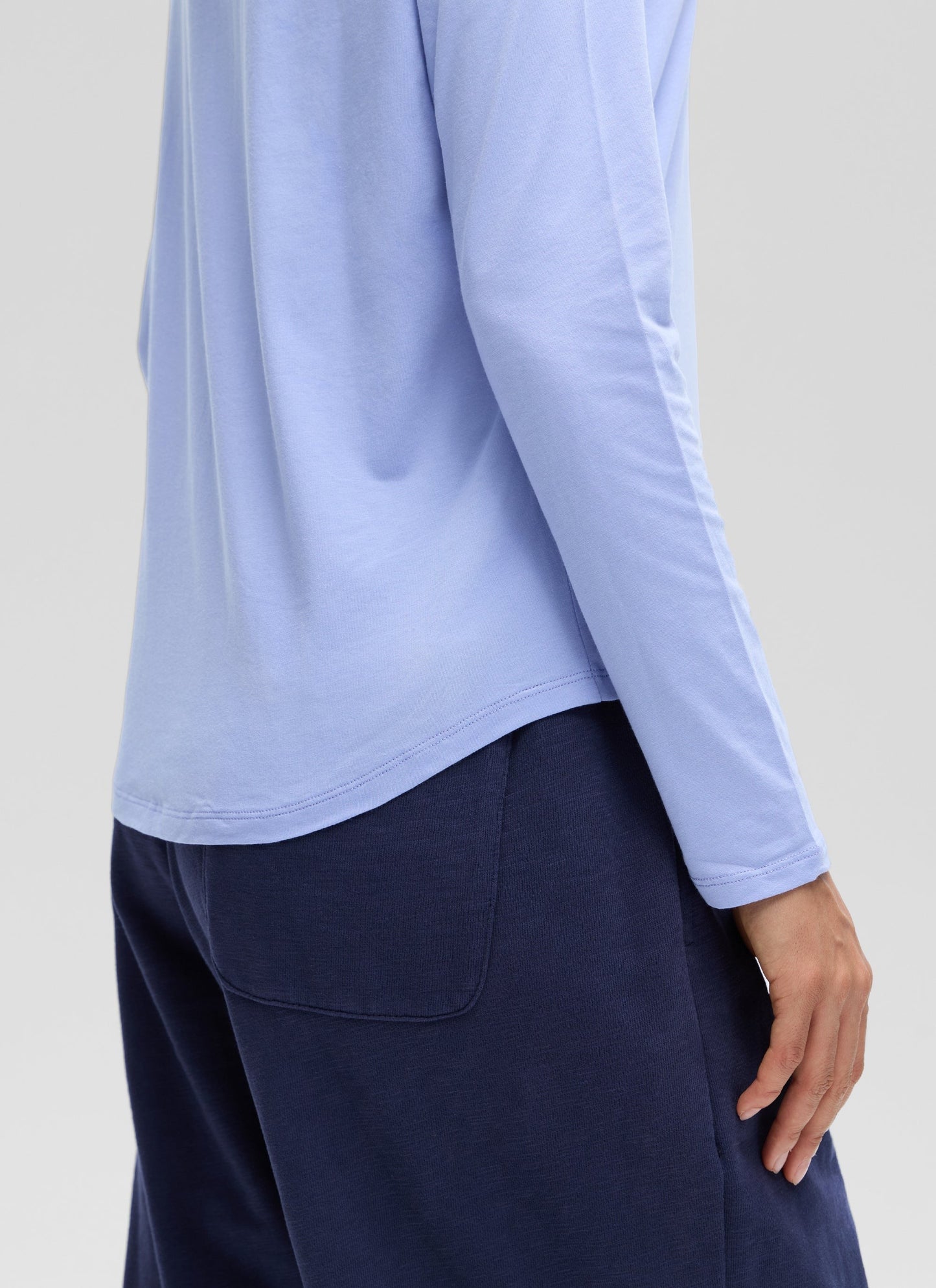Pima Cotton Workout Long Sleeve