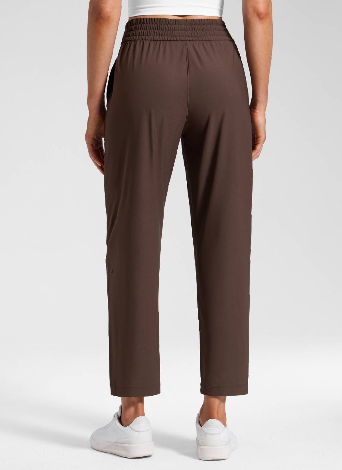 Feathery-Fit Drapey Tapered Ankle Pant 27"