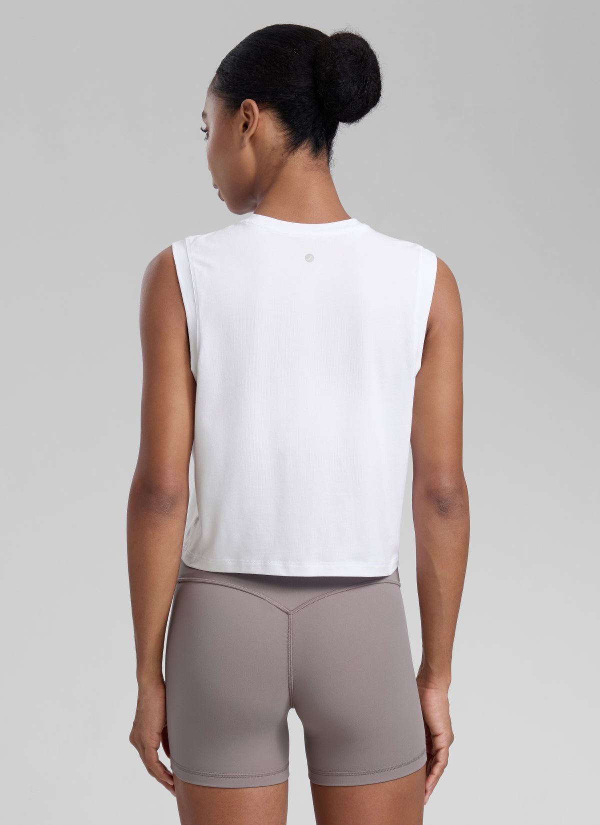 Poly Cotton-Blend Muscle Tank