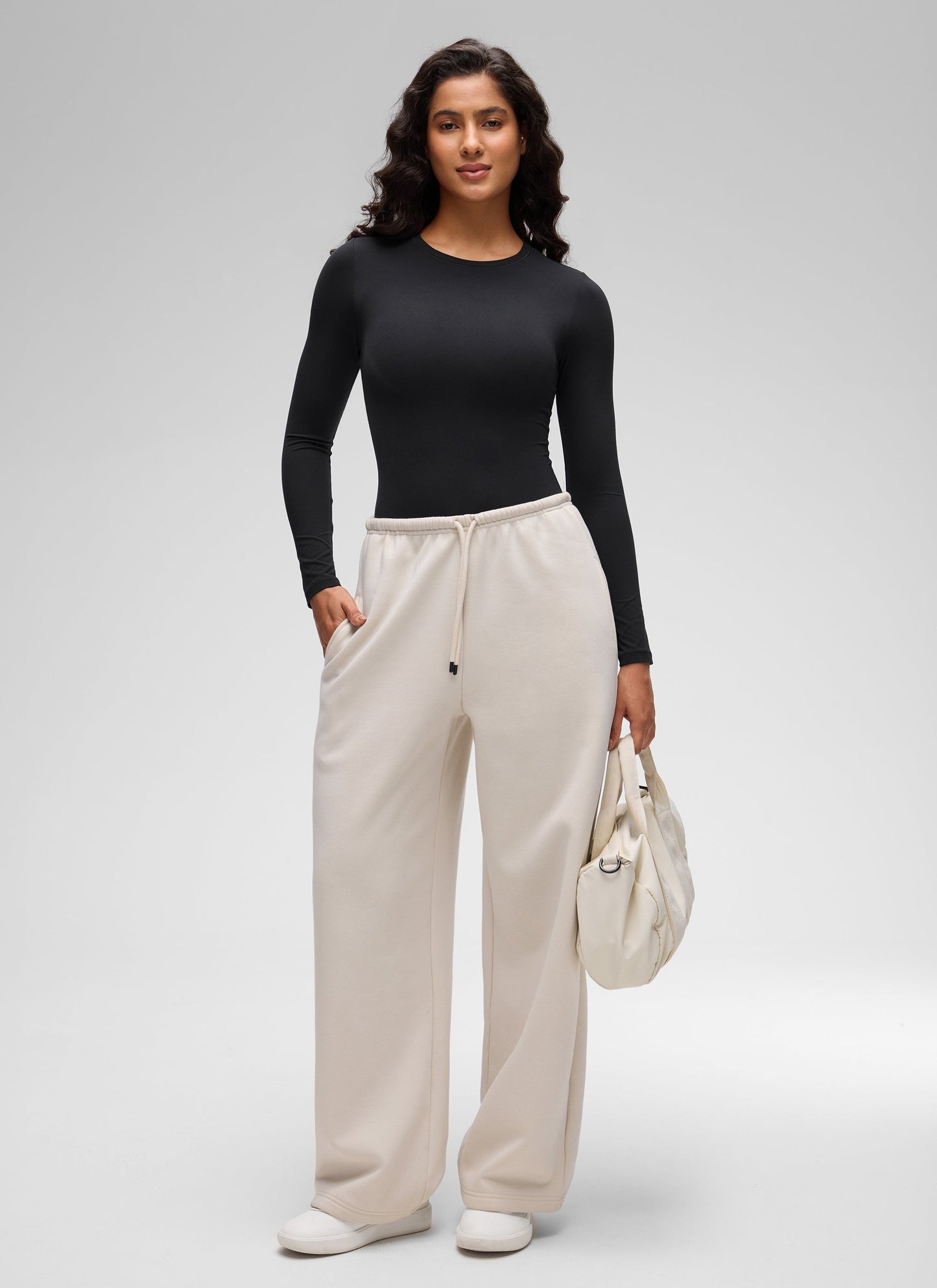 Softembrace Crew Neck Long Sleeve Bodysuit