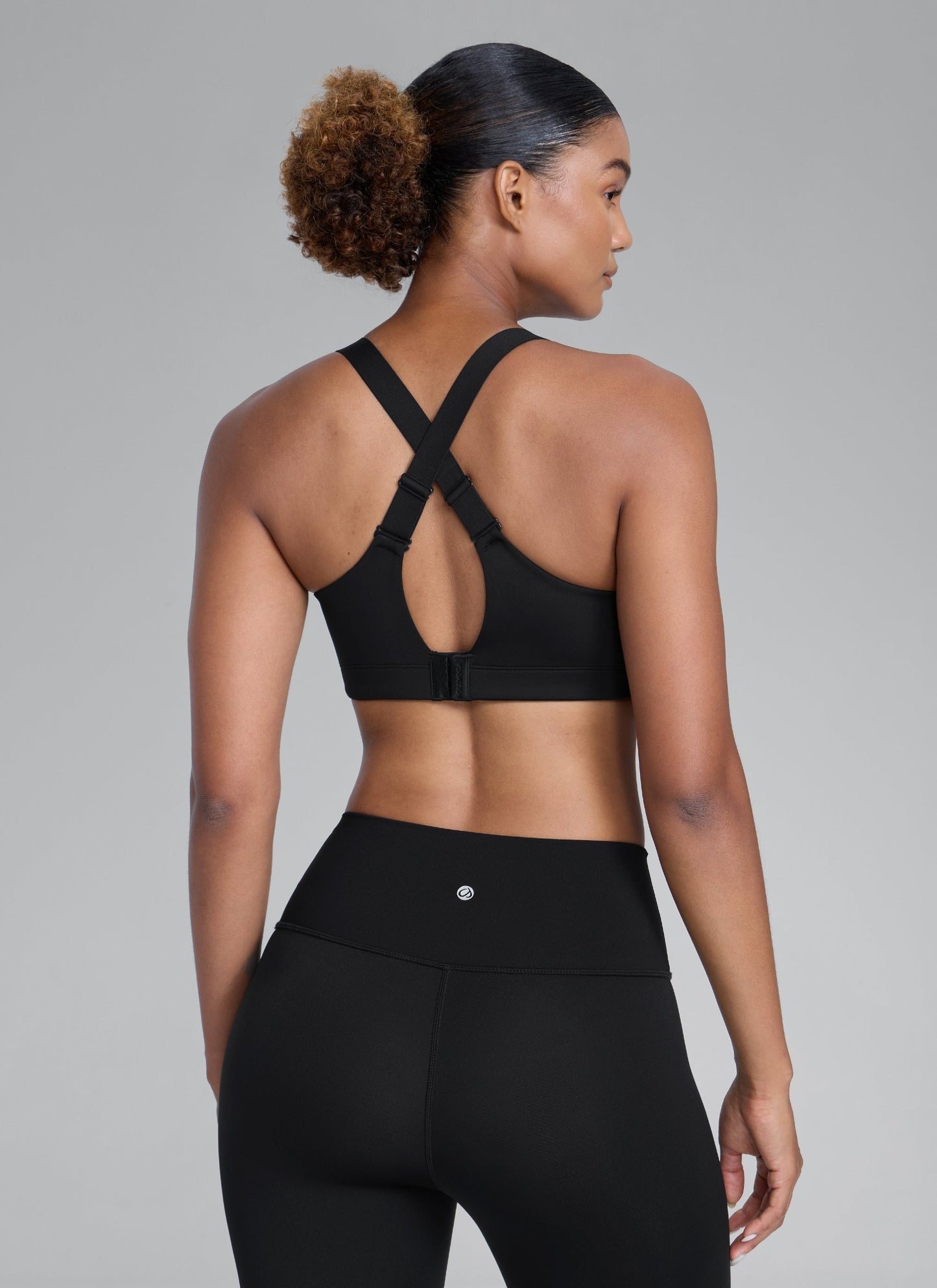 Zip Front High Impact Sports Bra